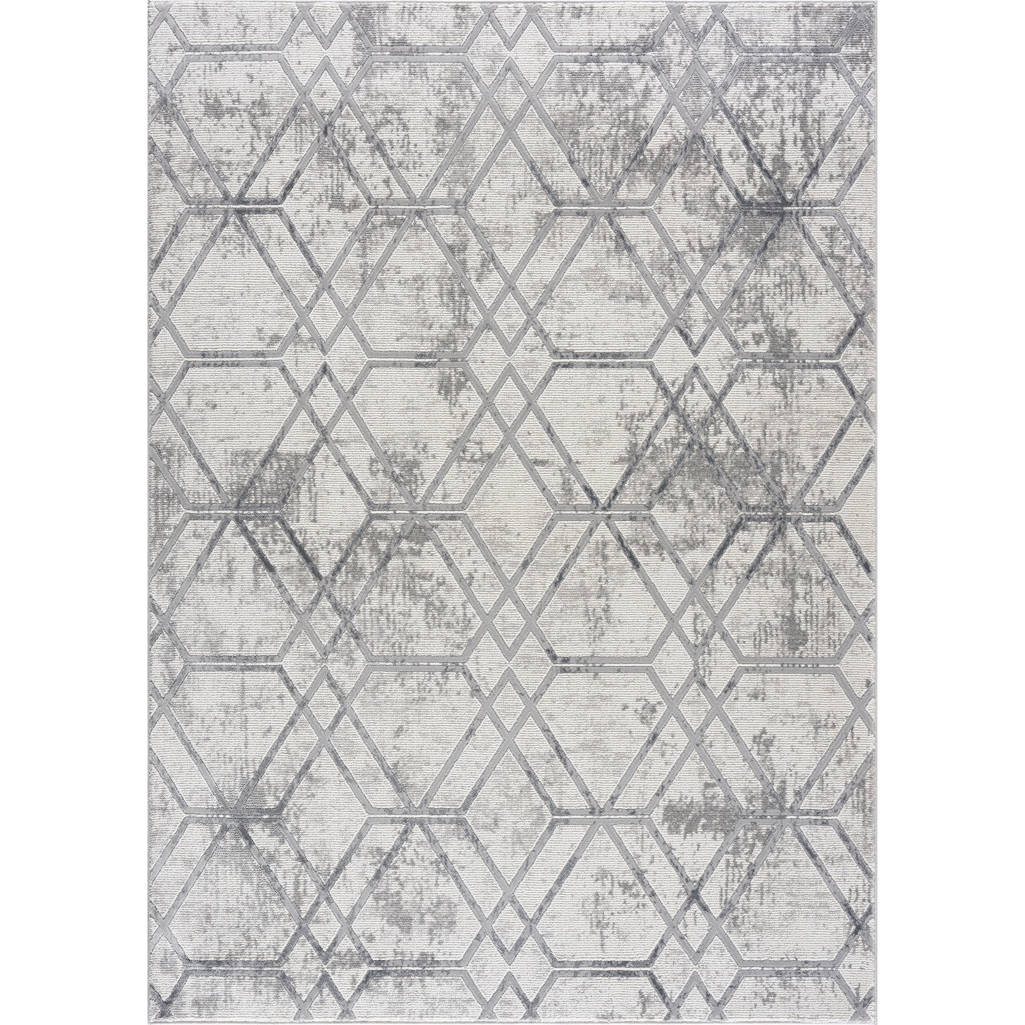 United Weavers Reserve Broadway Grey Area Rug 5'3" x 7'2"