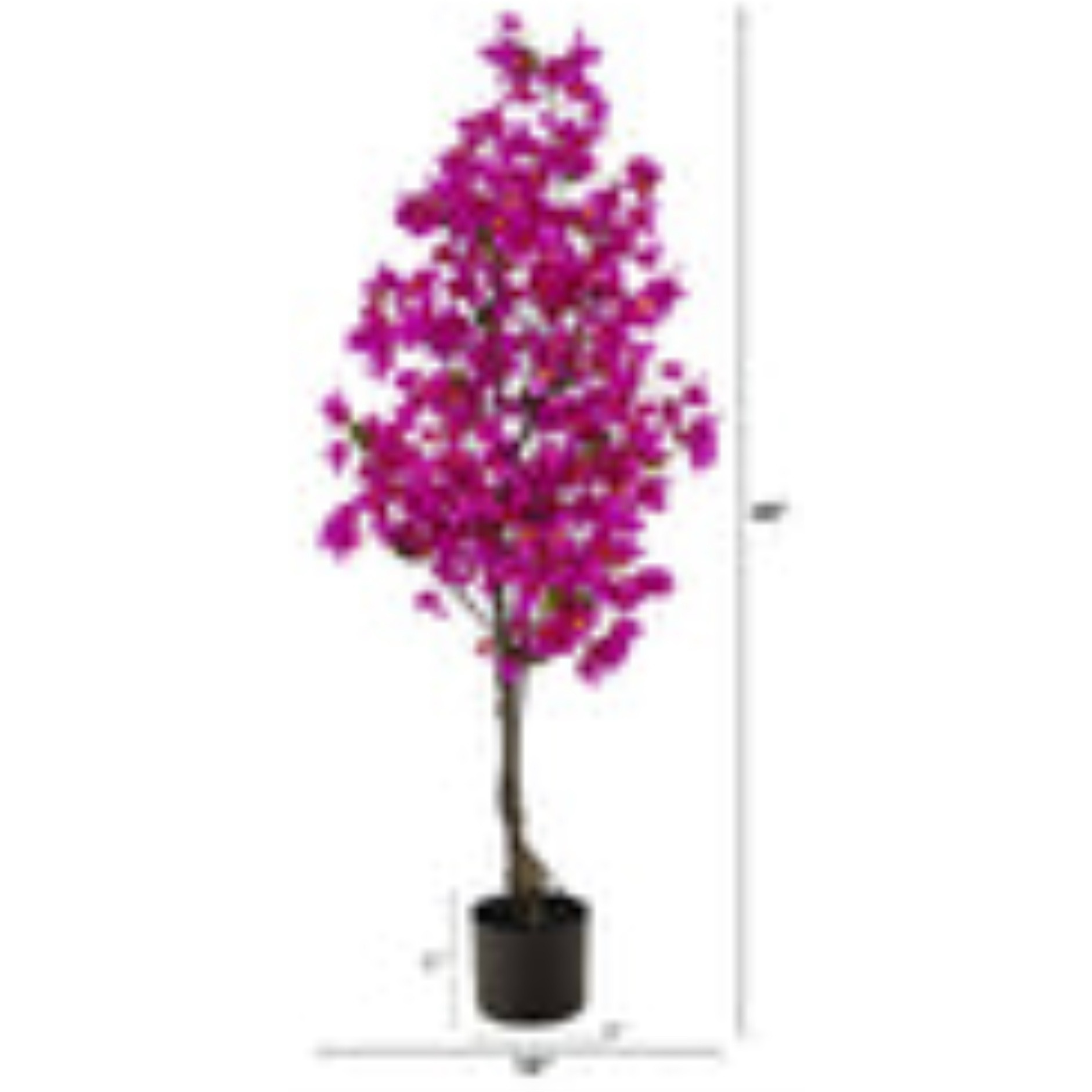 4 Bougainvillea Artificial Tree