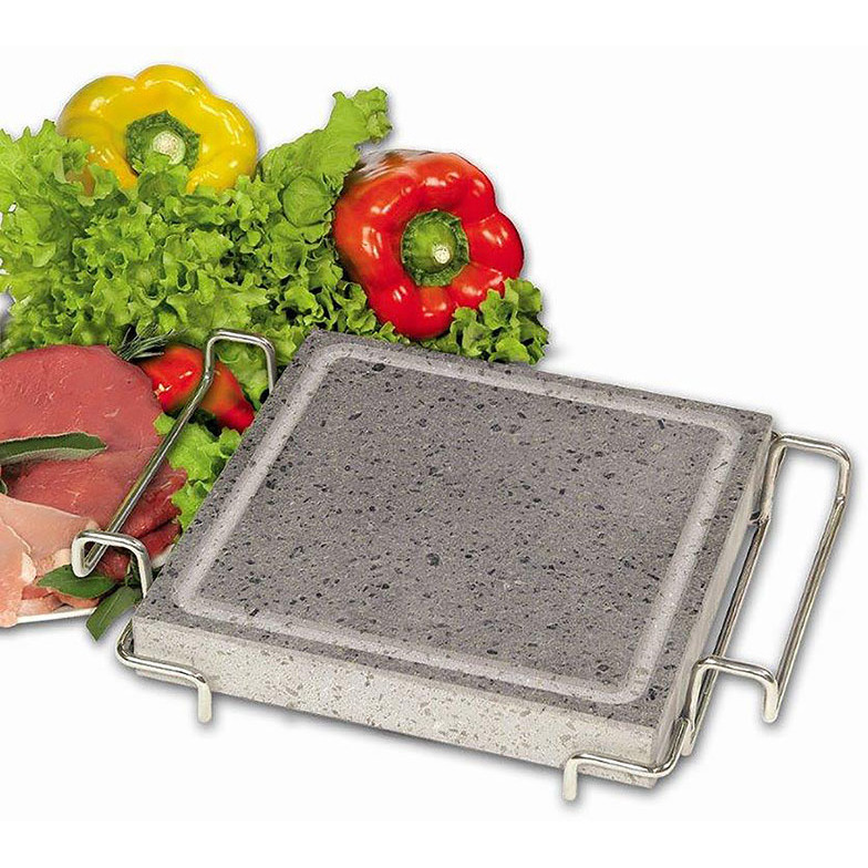 CONVIVIO VOLCANIC COOKING STONE - SQUARE-8.25"
