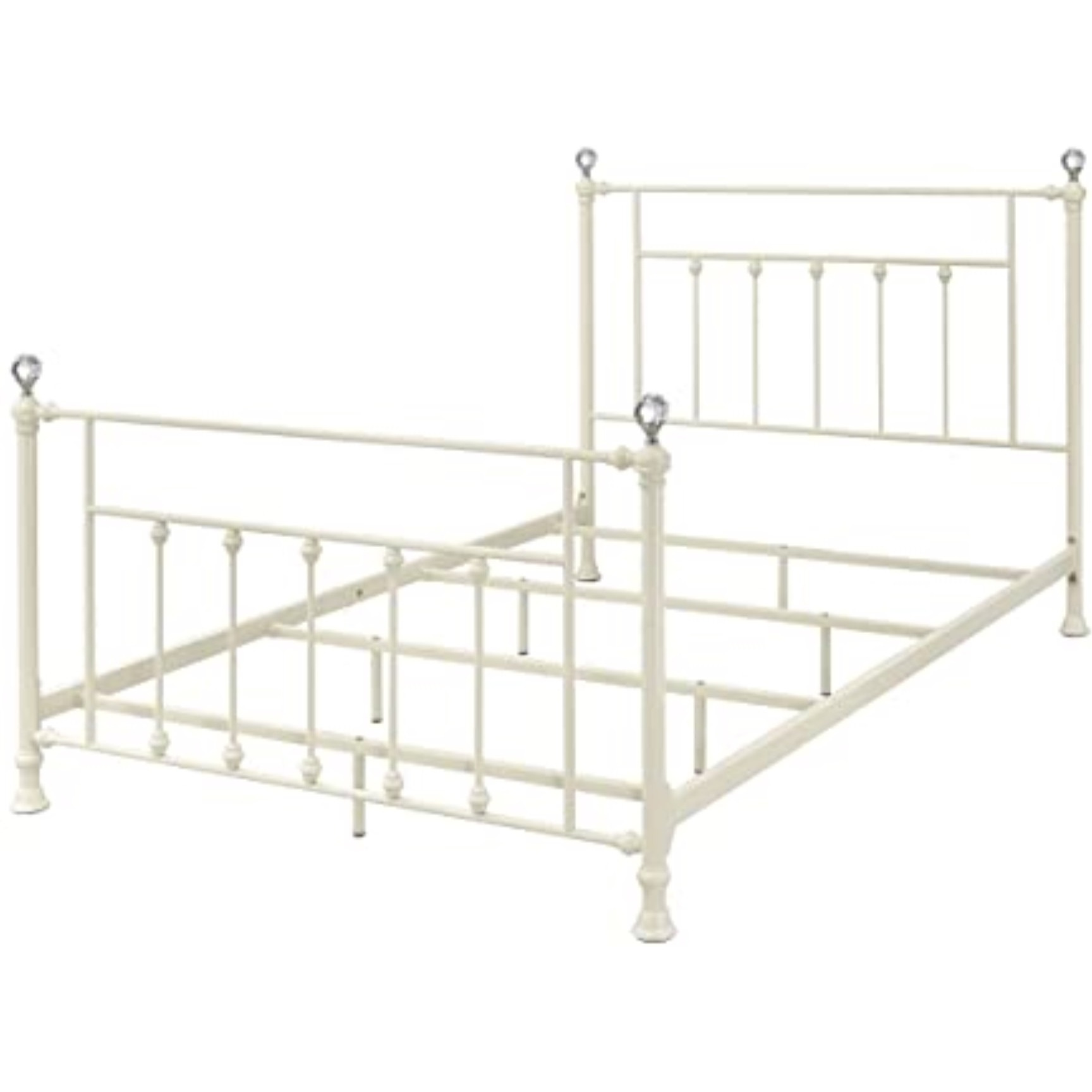 BD00133F - Full Bed, White Finish - Comet