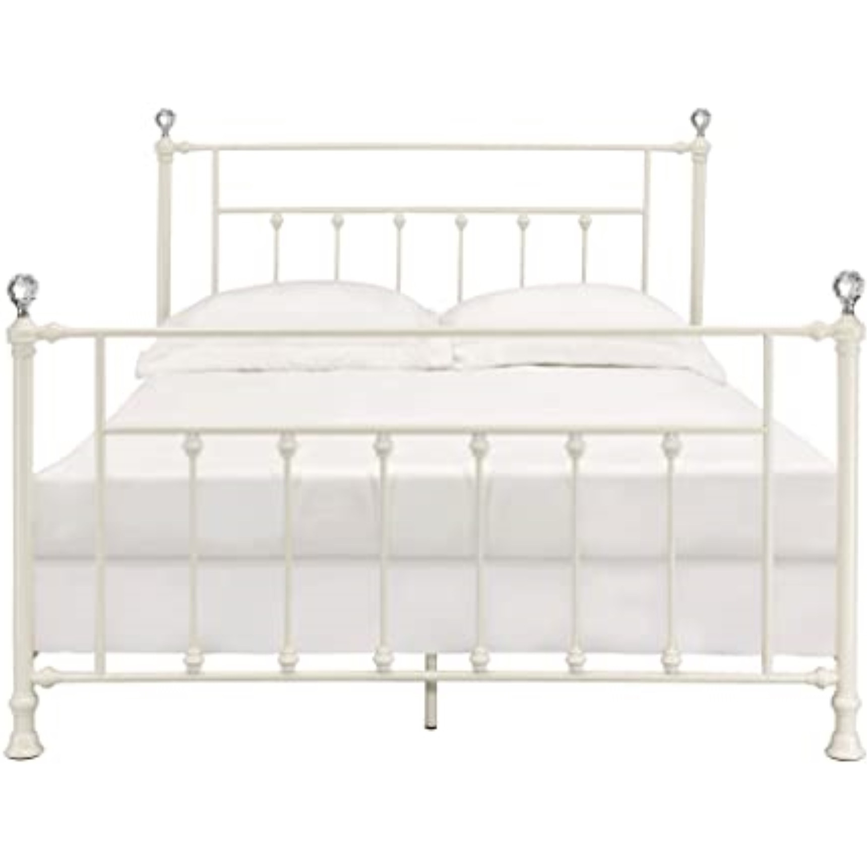 BD00134Q - Queen Bed, White Finish - Comet