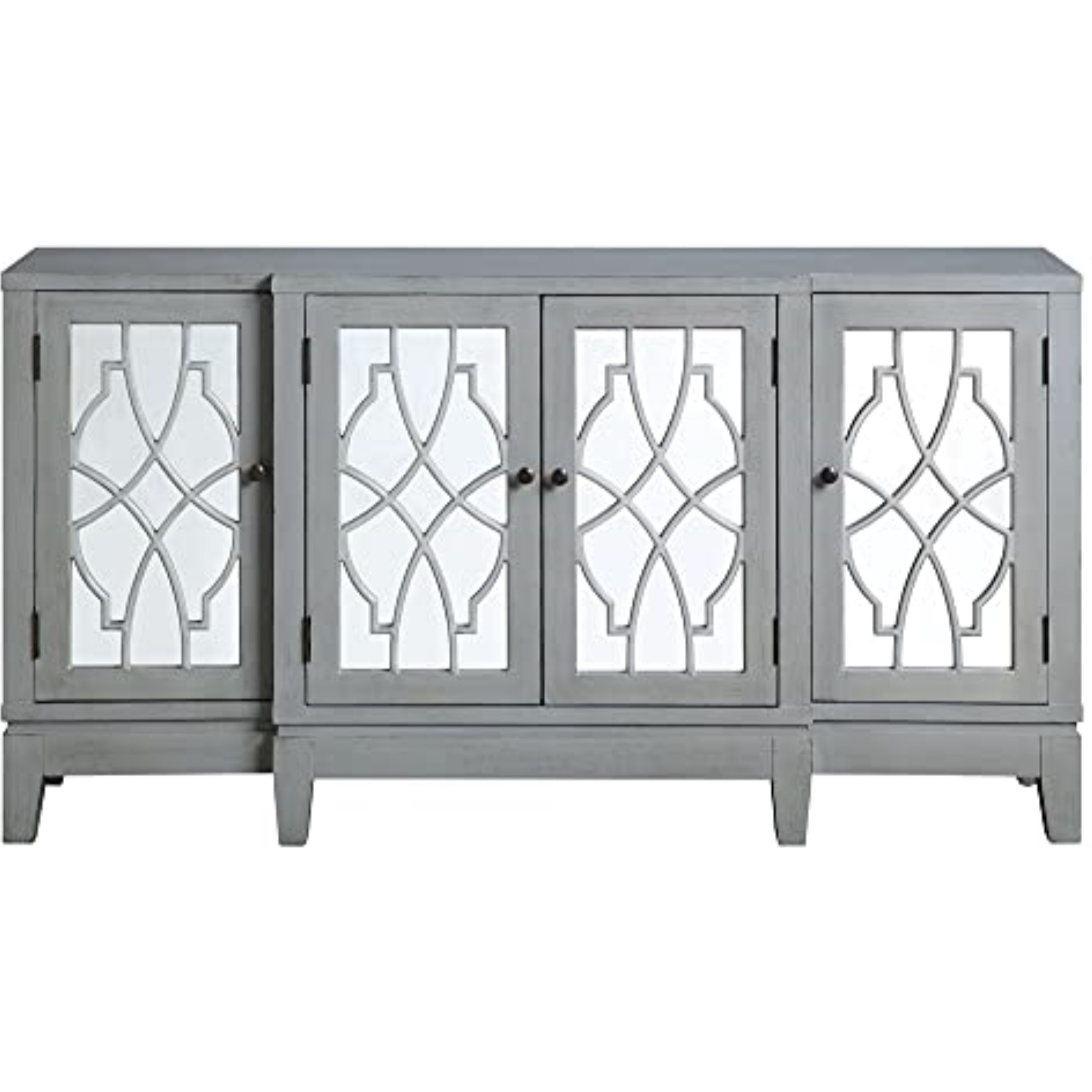 AC00196 - Console Table, Antique Gray Finish - Magdi
