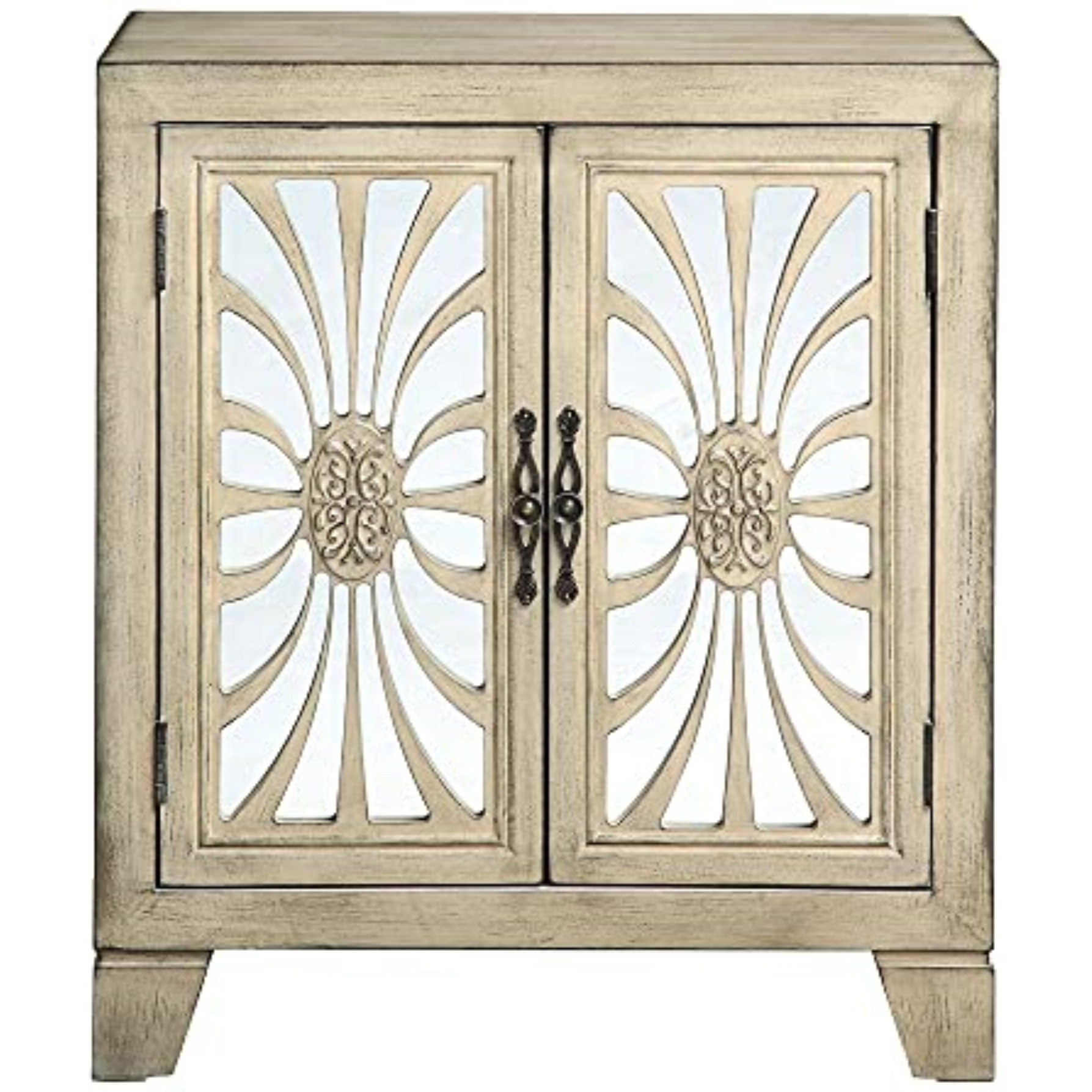AC00197 - Console Table, Antique White Finish - Nalani