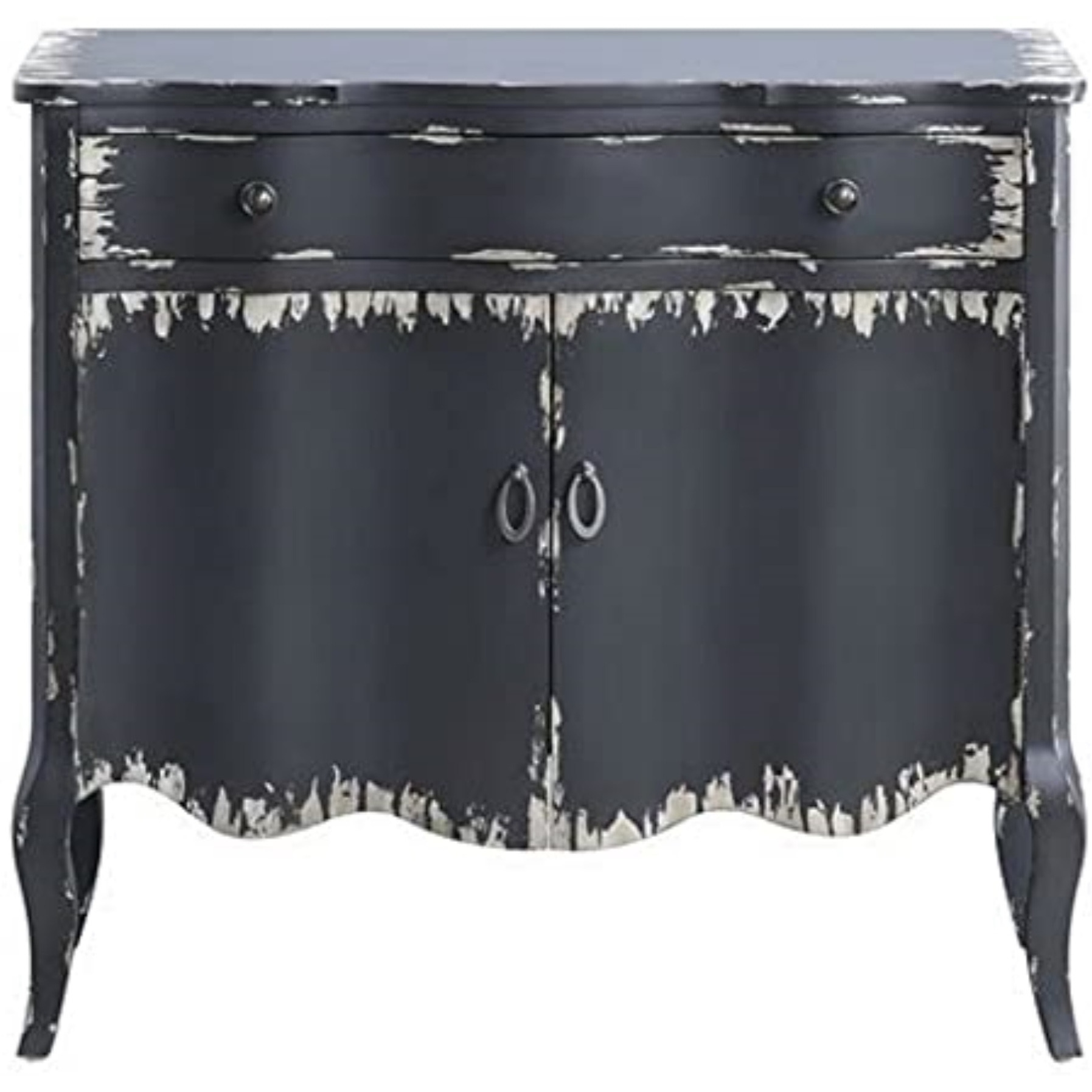 AC00287 - Console Table, Antique Gray Finish - Deianira