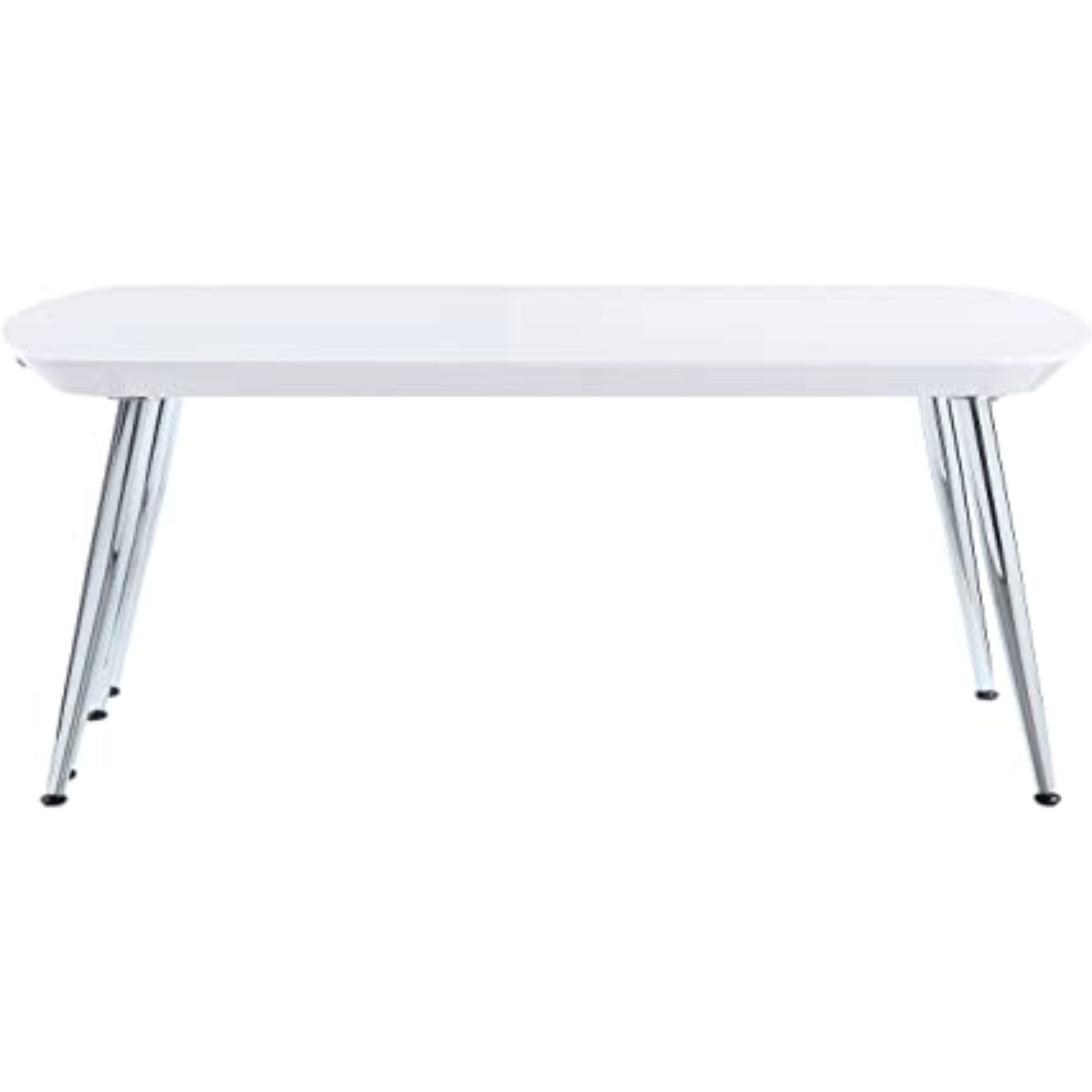 LV00363 - Coffee Table, White & Chrome Finish - Patina