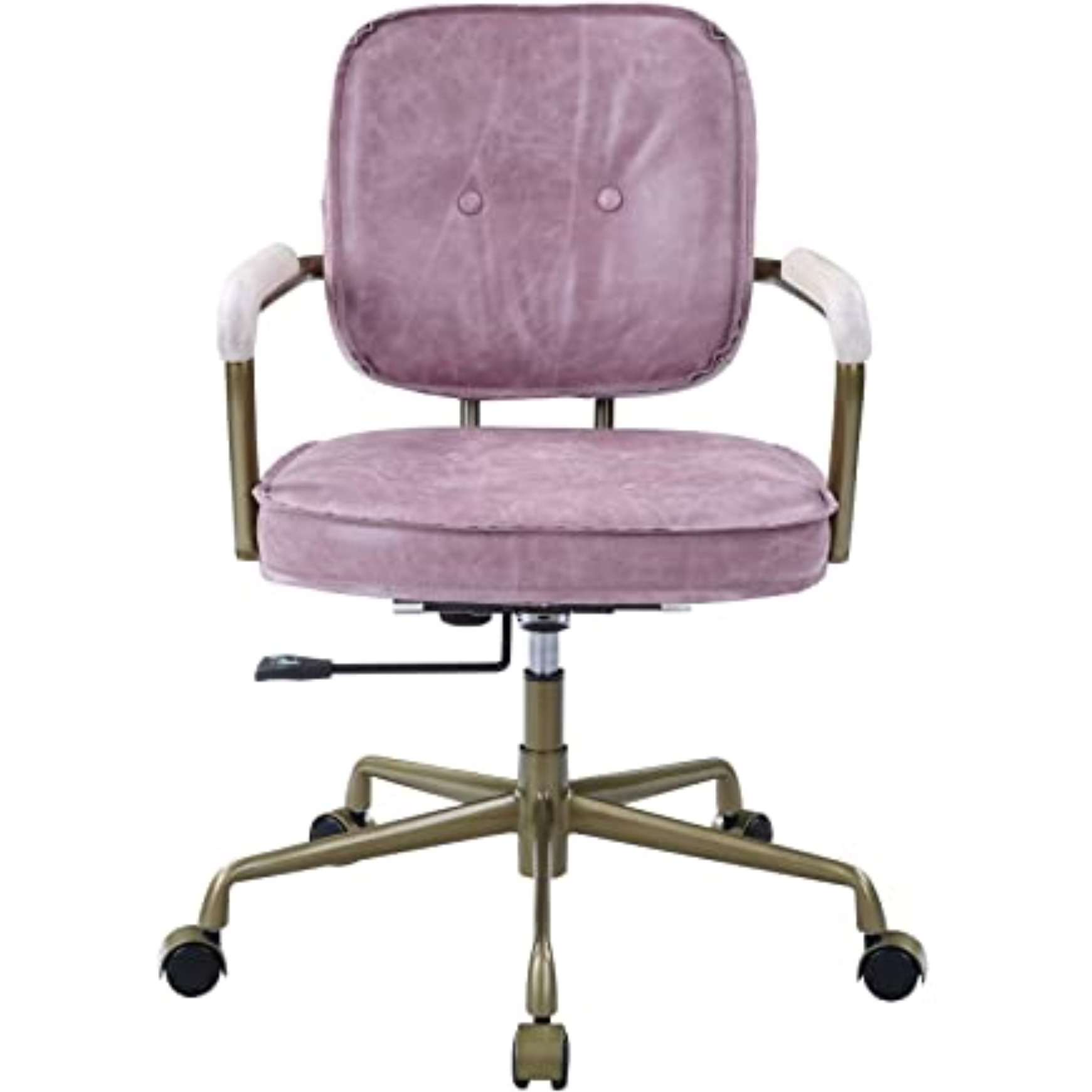 OF00400 - Office Chair, Pink Top Grain Leather - Siecross