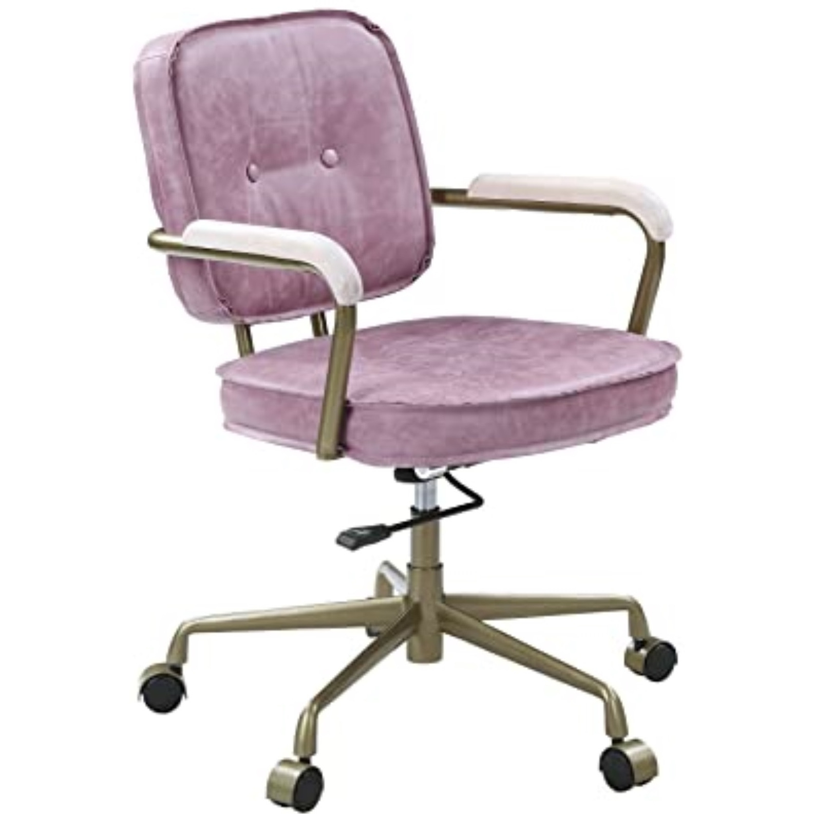 OF00400 - Office Chair, Pink Top Grain Leather - Siecross