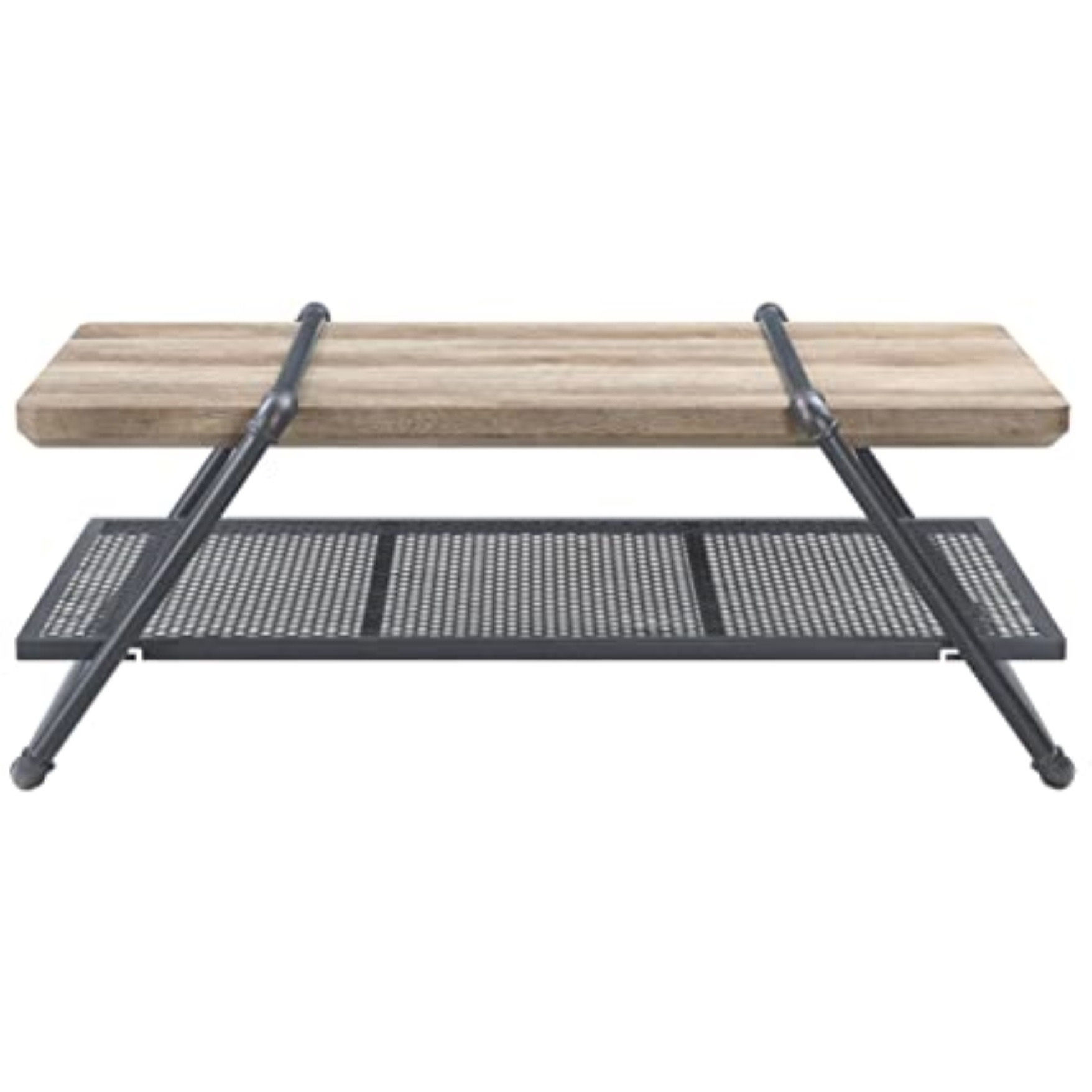 LV00430 - Coffee Table, Oak & Sandy Gray Finish - Brantley