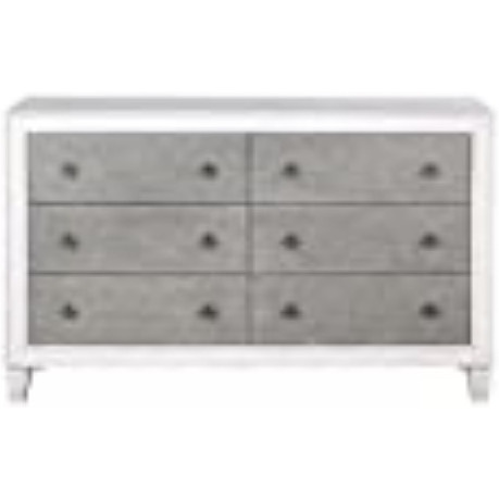 BD00663 - Dresser, Rustic Gray & Weathered White Finish - Katia