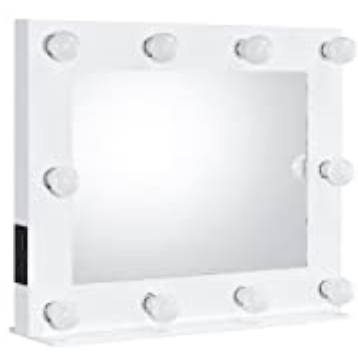 AC00759 - Accent Mirror, White Finish - Avery