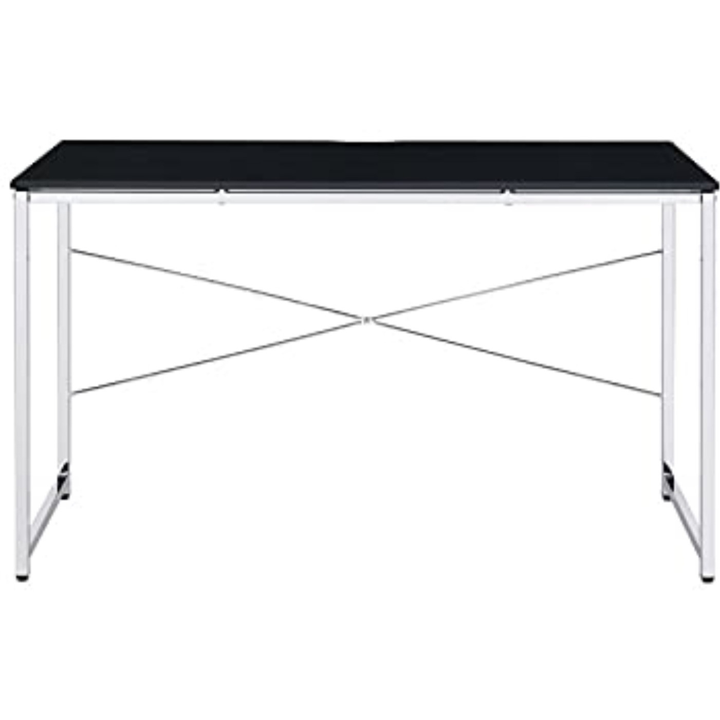 AC00904 - Vanity Desk , Black & Chrome Finish - Tennos