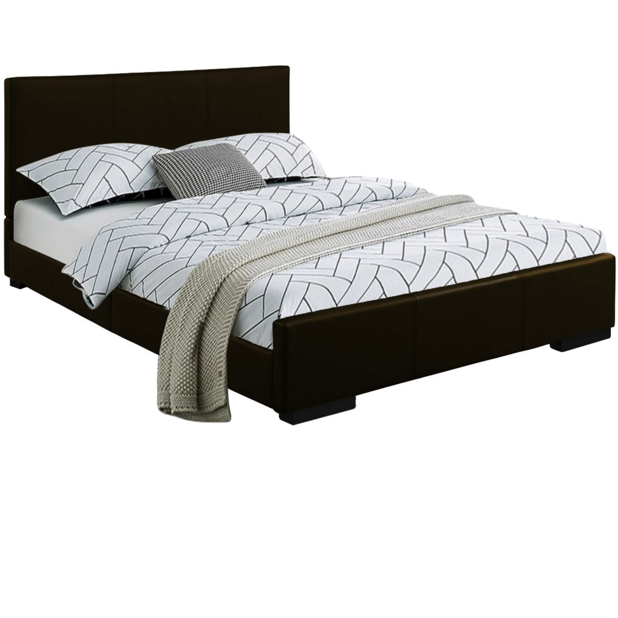 Abbey Platform Bed, Black, King
