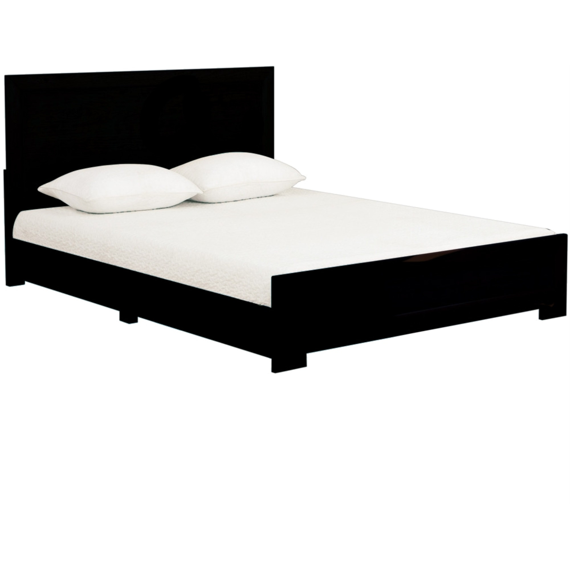 Oxford Platform Bed, Black, Full