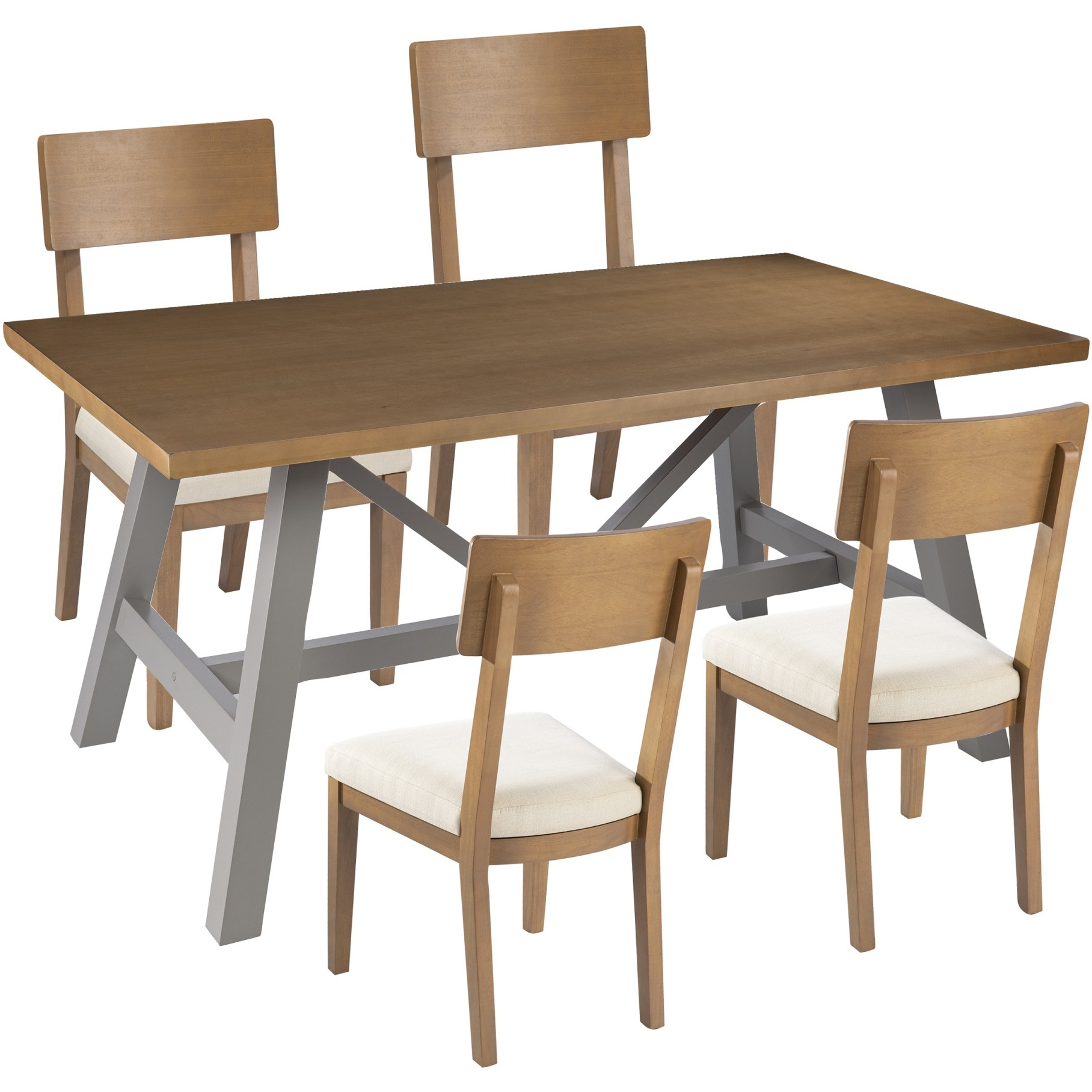 Hambleden Farmhouse Dining Set  5pc w/ chairs