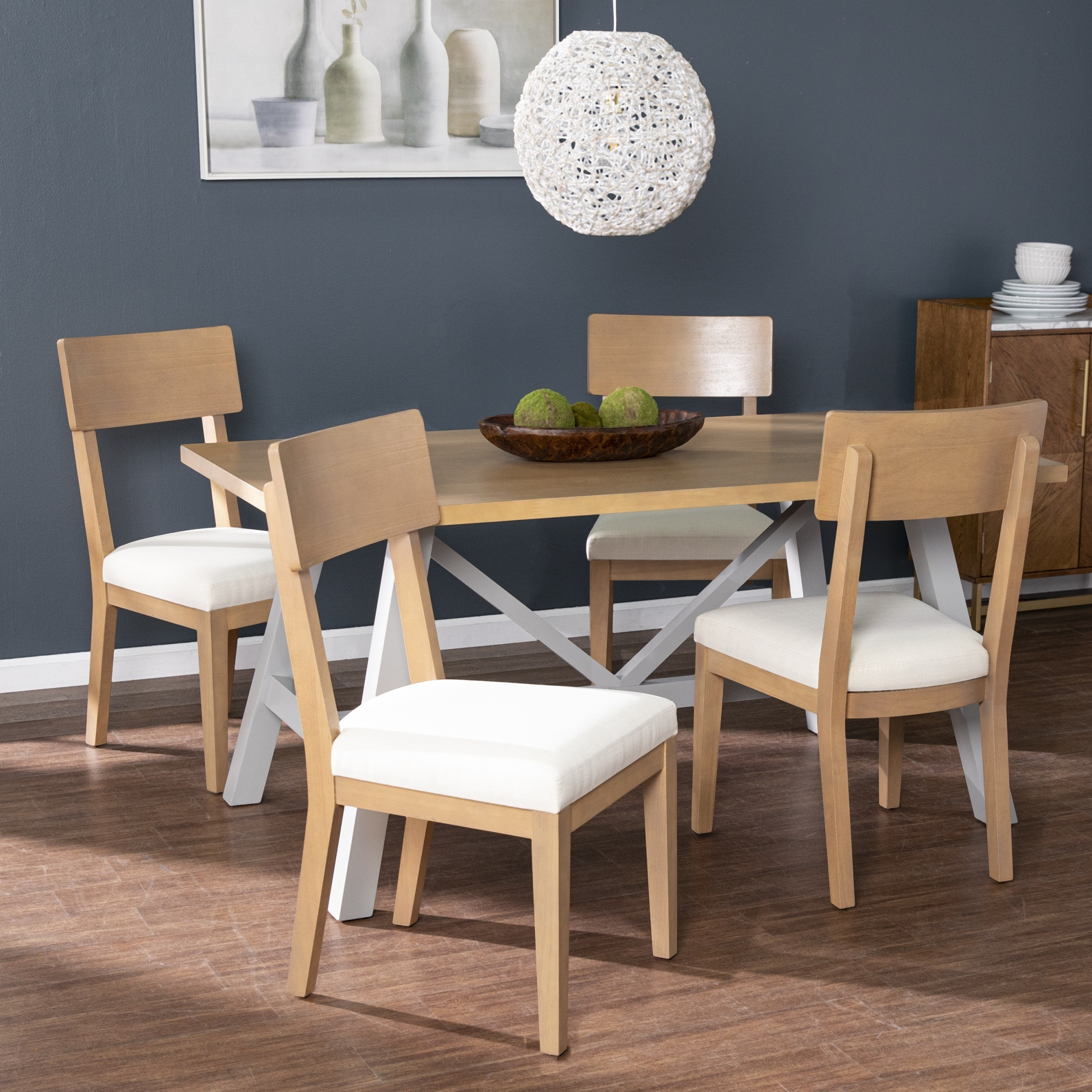 Hambleden Farmhouse Dining Set  5pc w/ chairs