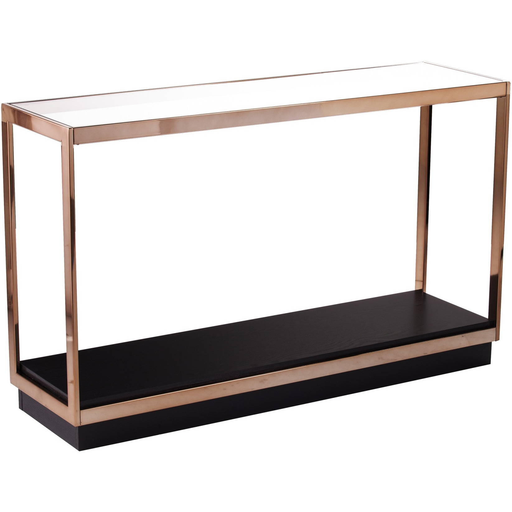 Lexina Glass-Top Console Table