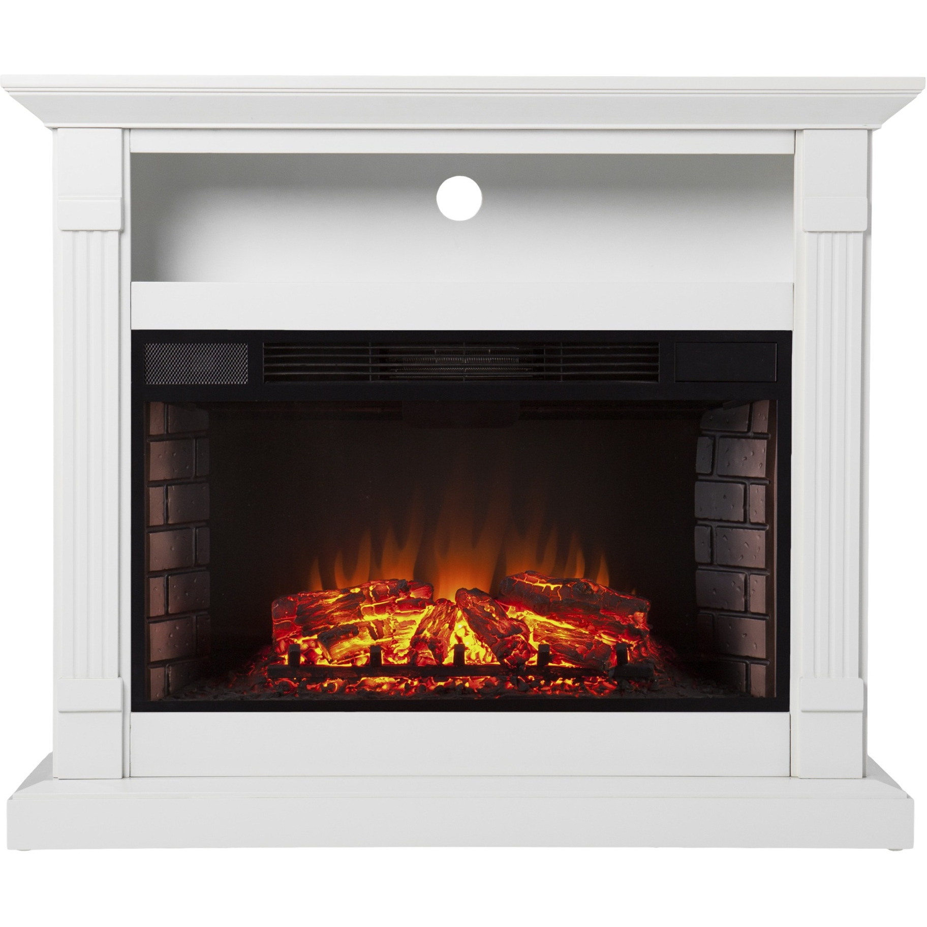 Willarton Widescreen Electric Fireplace w/ Media Storage