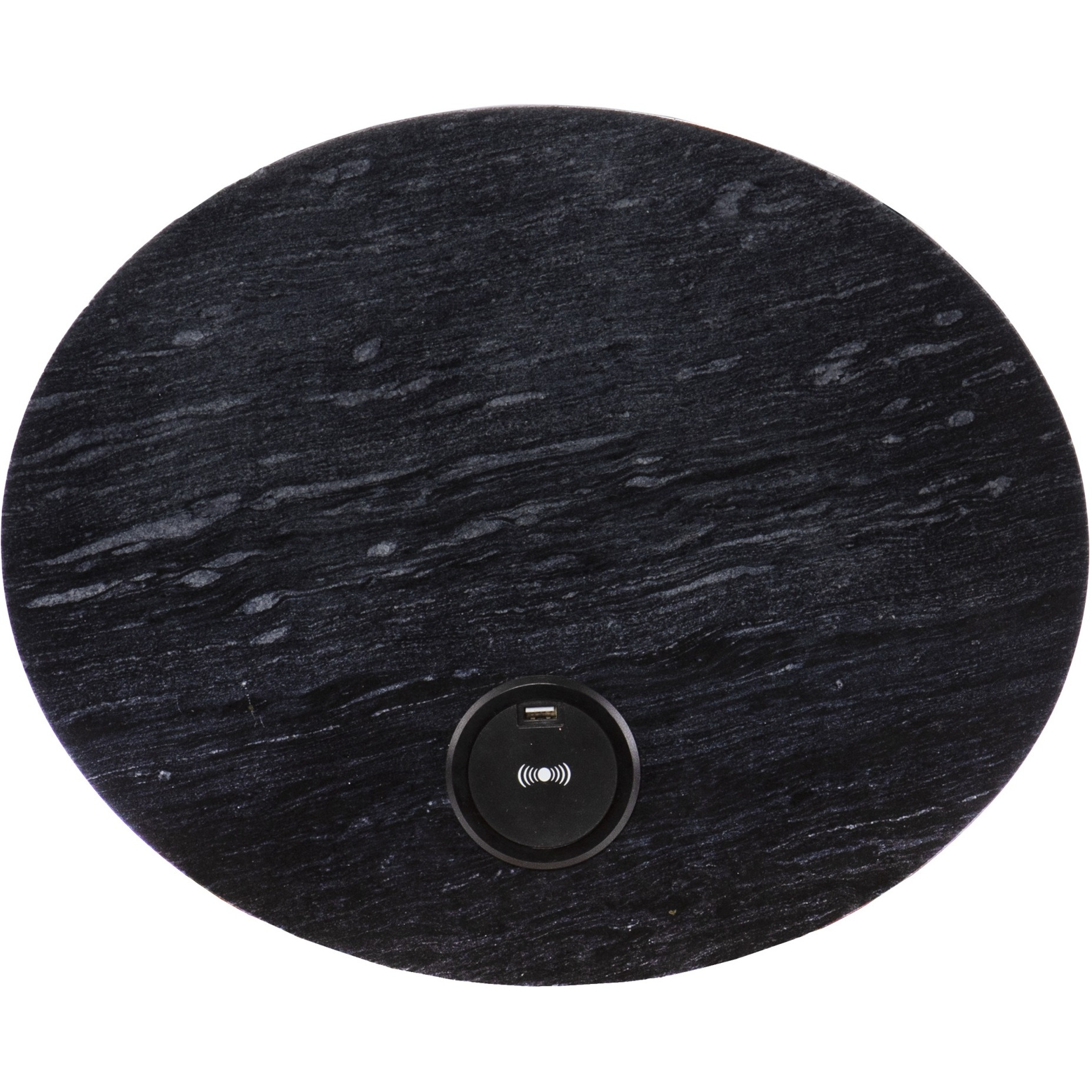 Clarvin Side Table w/ Wireless Charging Station