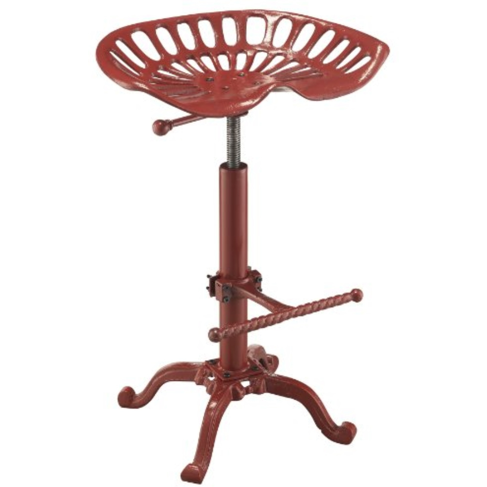 Farmhouse Tractor Stool, Red