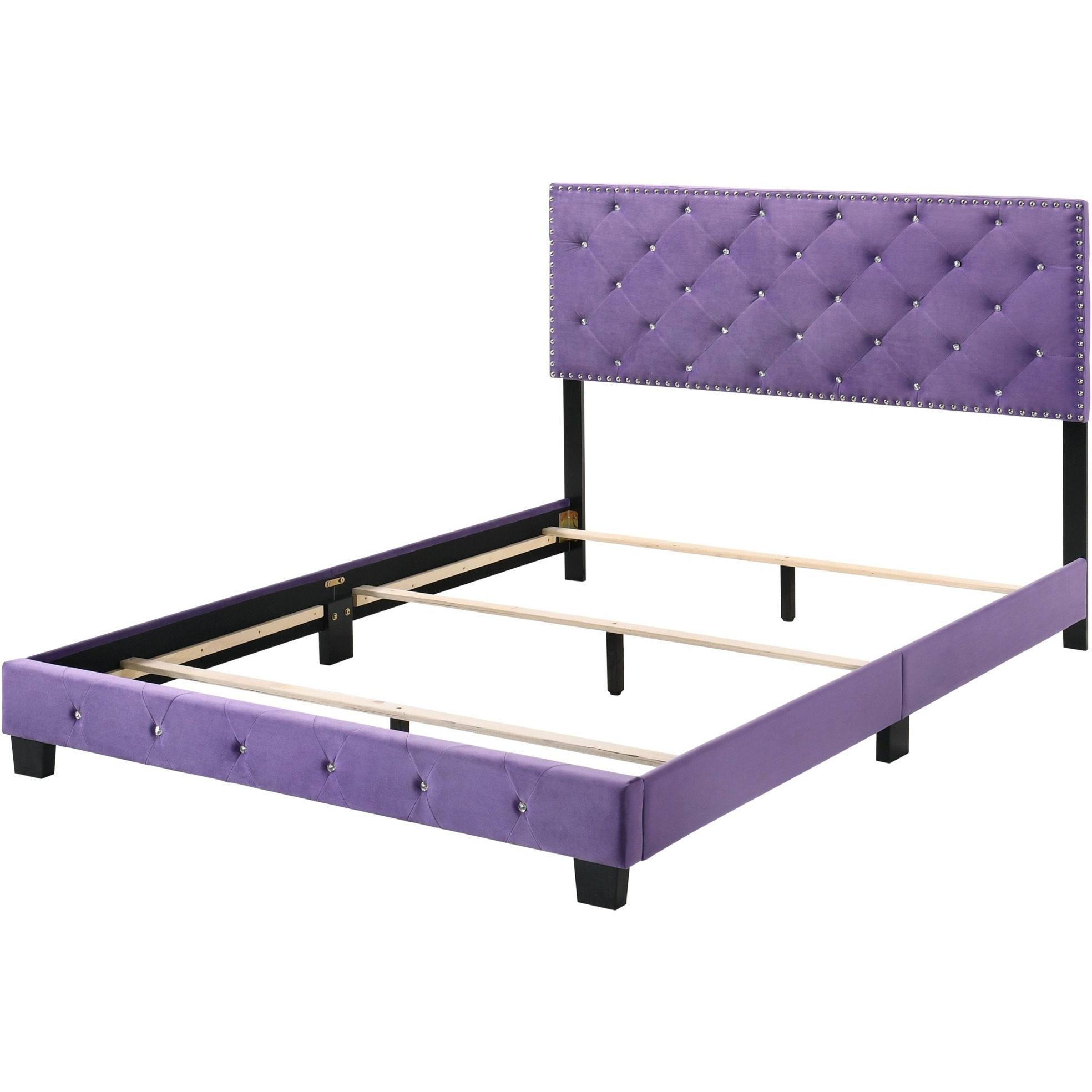 Suffolk Purple Full Panel Bed