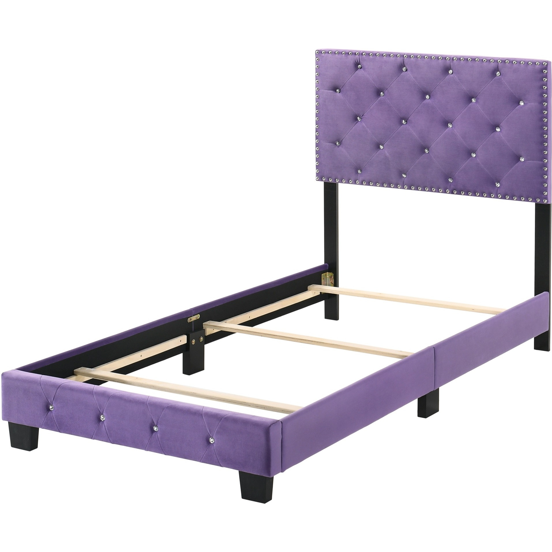 Suffolk Purple Twin Panel Bed