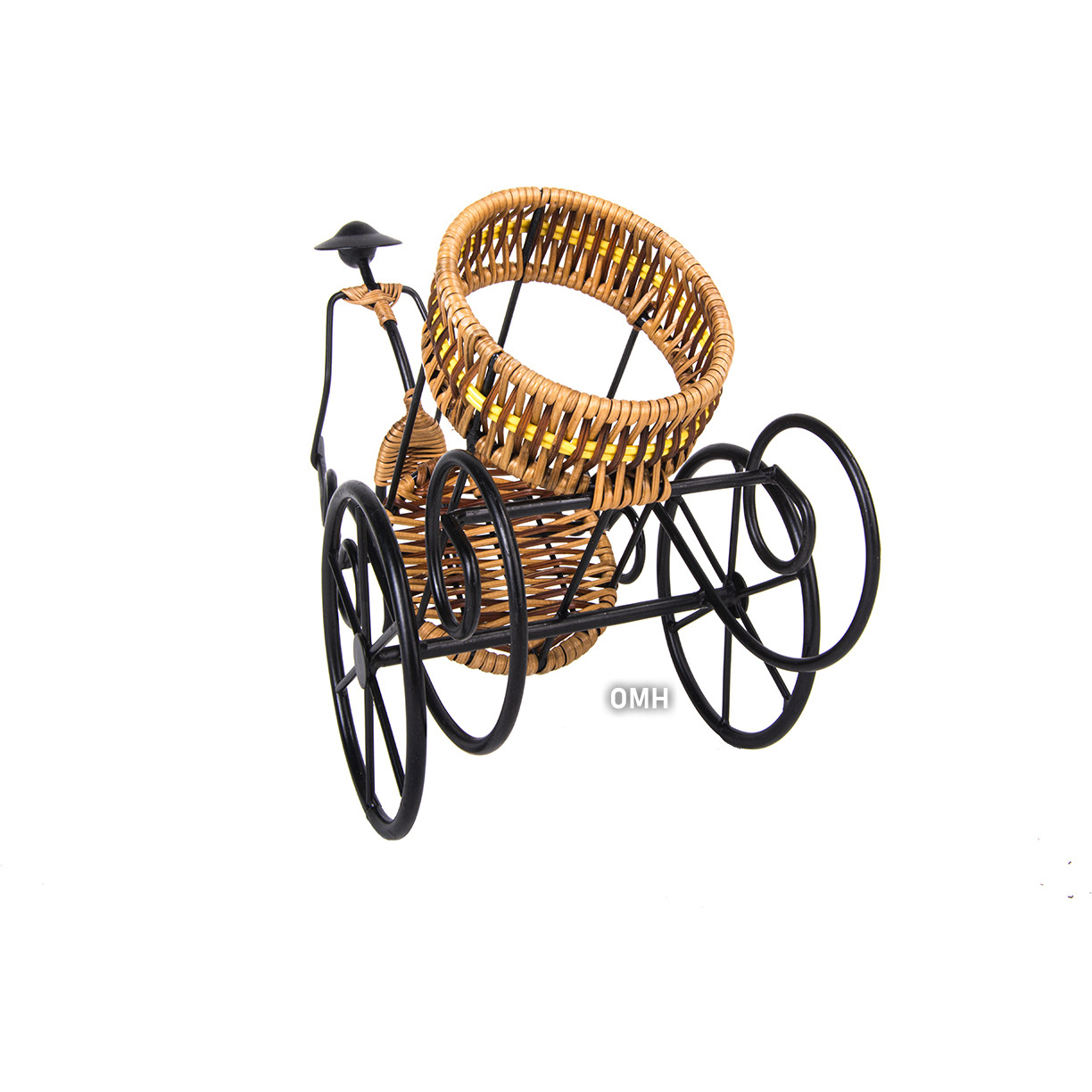 Asian Style Rickshaw Puller Wine Holder
