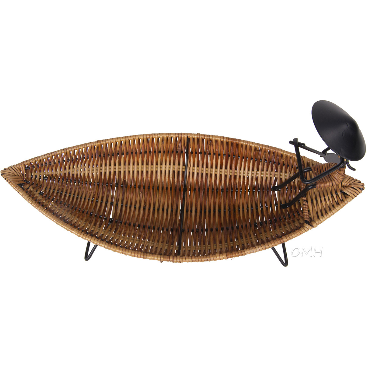Asian Style Tranquility Boat Basket