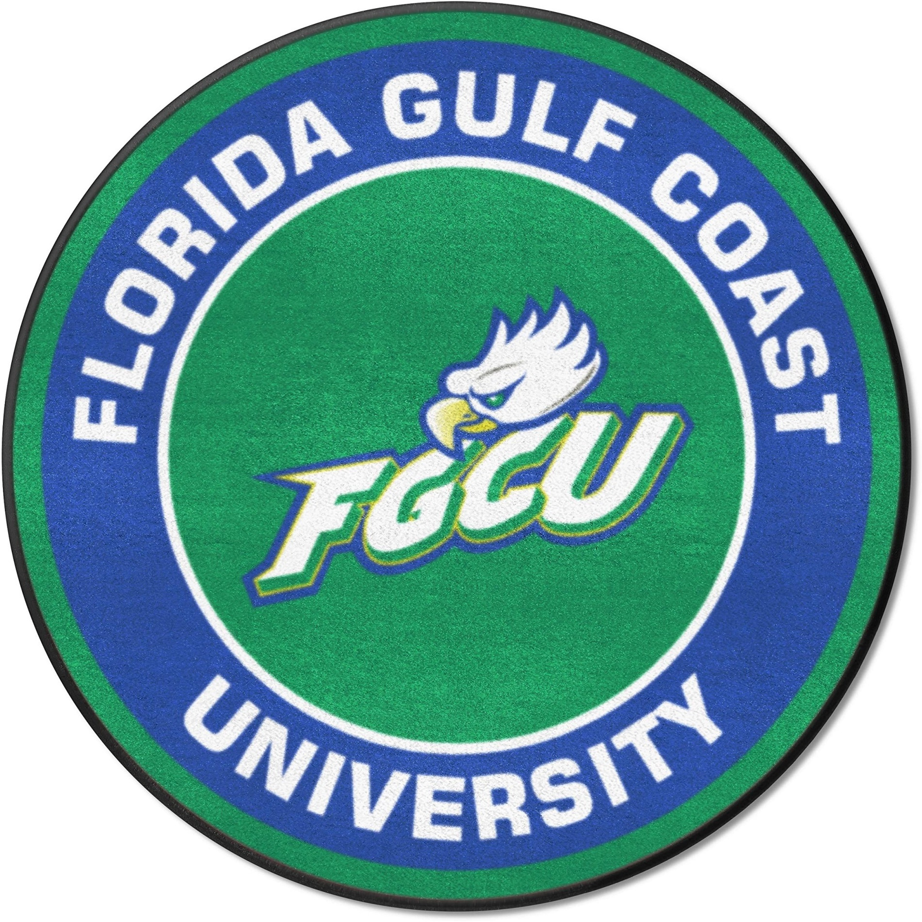 Florida Gulf Coast Eagles Roundel Rug - 27in. Diameter