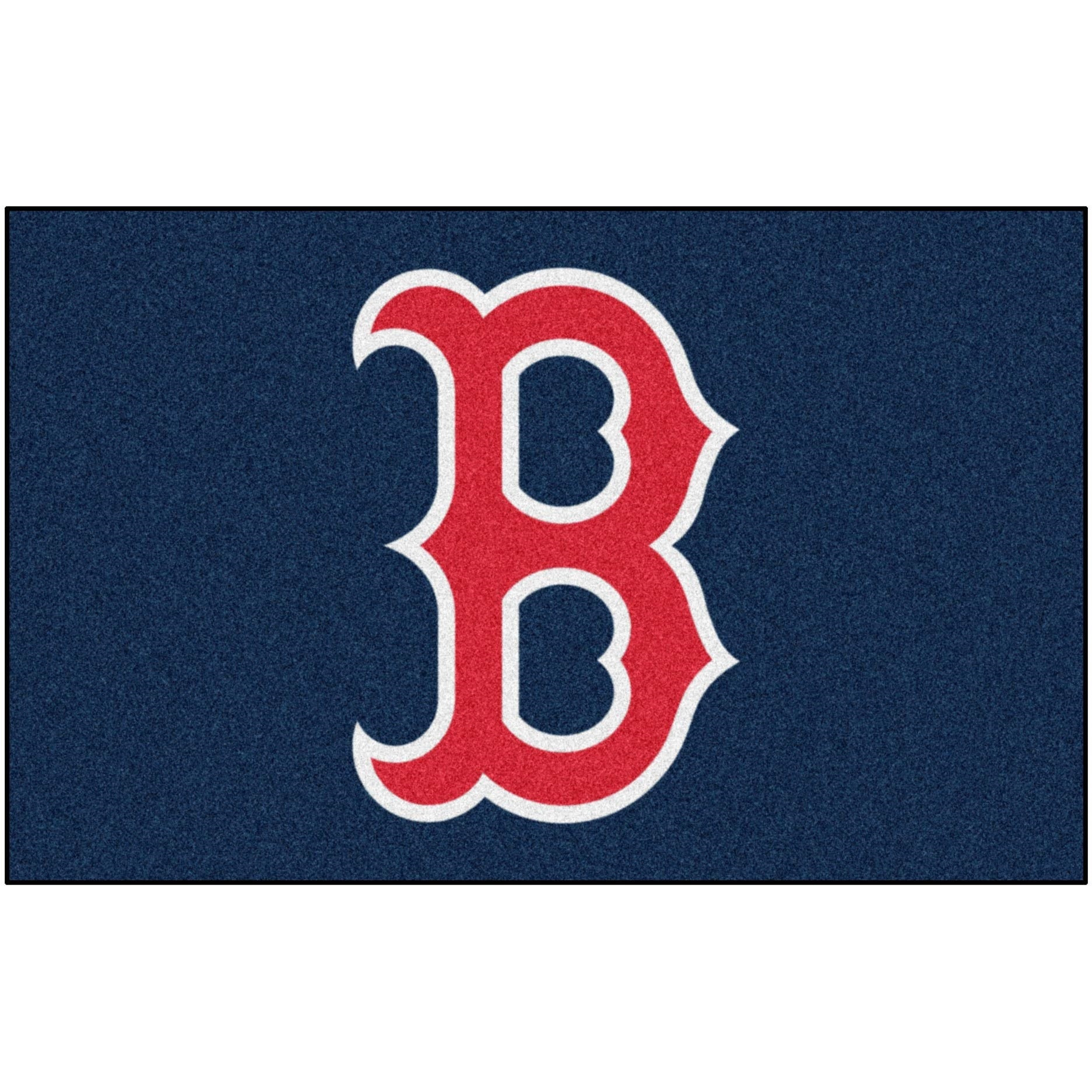 Boston Red Sox Ulti-Mat Rug - 5ft. x 8ft. - B Hat Logo