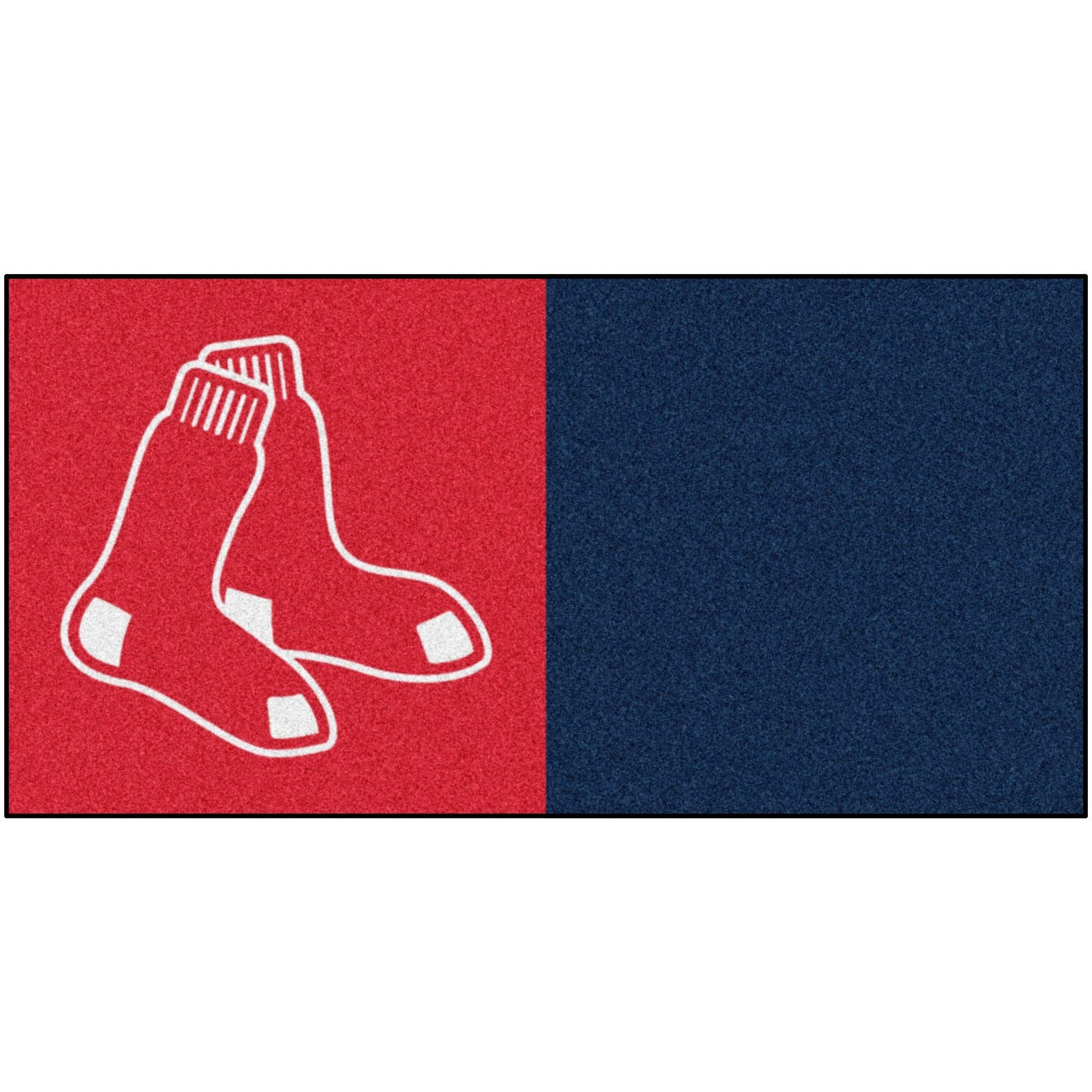 Boston Red Sox Team Carpet Tiles - 45 Sq Ft. - Socks Primary Logo