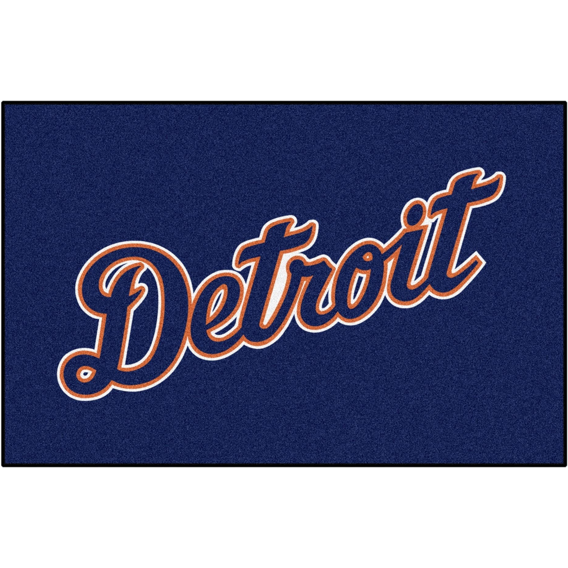 Detroit Tigers Starter Accent Rug - 19in. x 30in. - Detroit Script Alternate Logo
