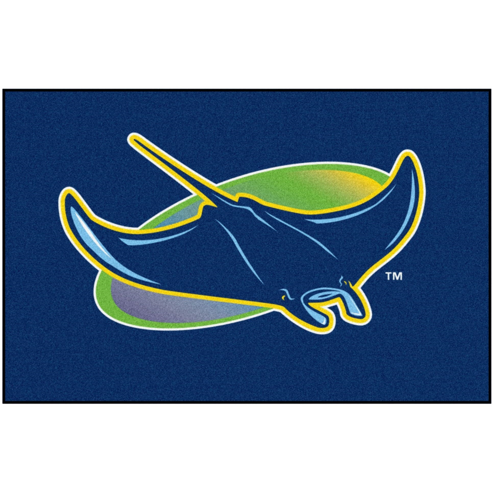 Tampa Bay Rays Starter Mat Accent Rug - 19in. x 30in. - Devil Ray Alternate Logo