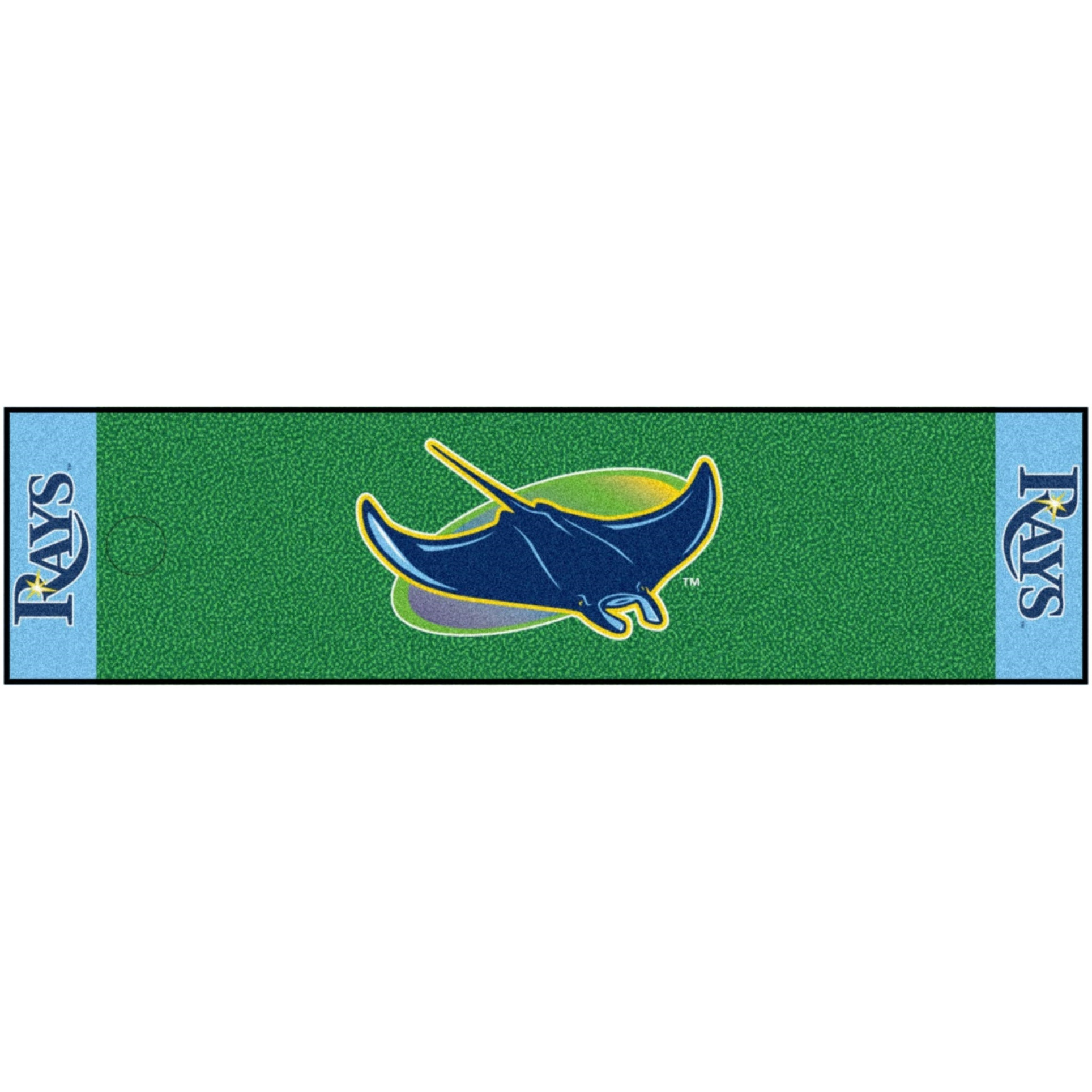 Tampa Bay Rays Putting Green Mat - 1.5ft. x 6ft. - Devil Ray Alternate Logo