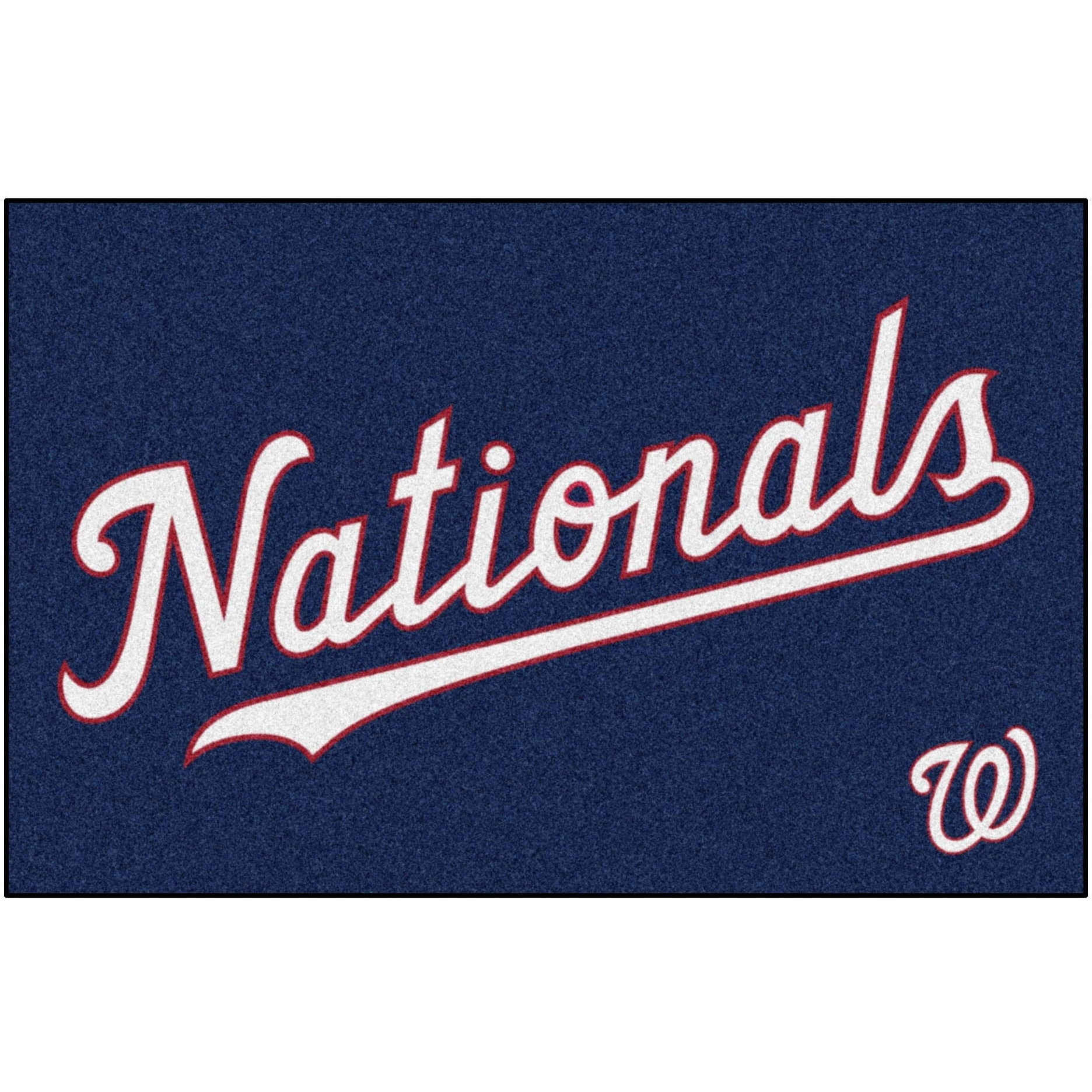Washington Nationals Starter Mat Accent Rug - 19in. x 30in. - Nationals Script Alternate Logo
