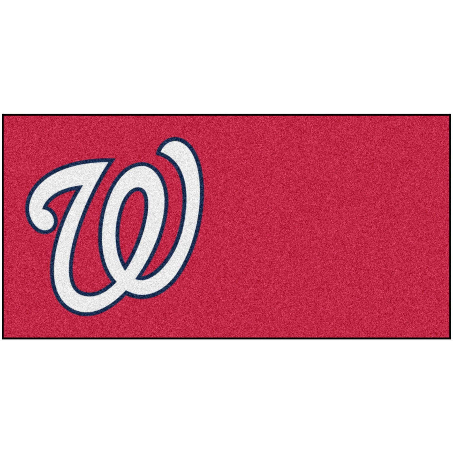 Washington Nationals Team Carpet Tiles - 45 Sq Ft. - Nationals Script Alternate Logo