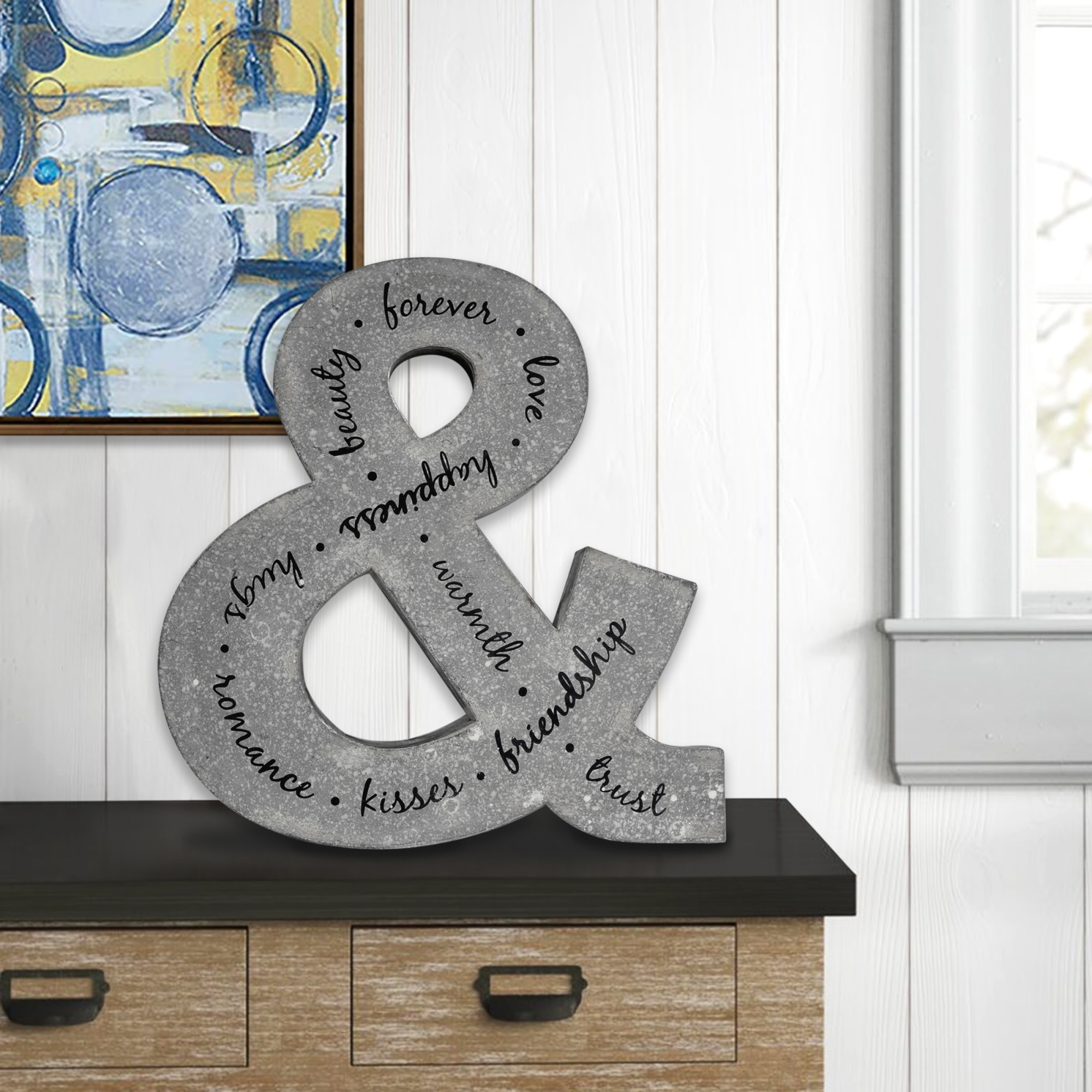 Galvanized Wall Ampersand