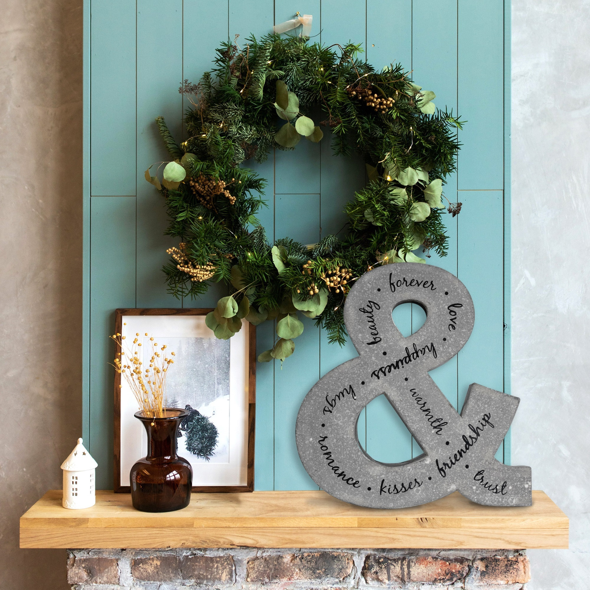 Galvanized Wall Ampersand