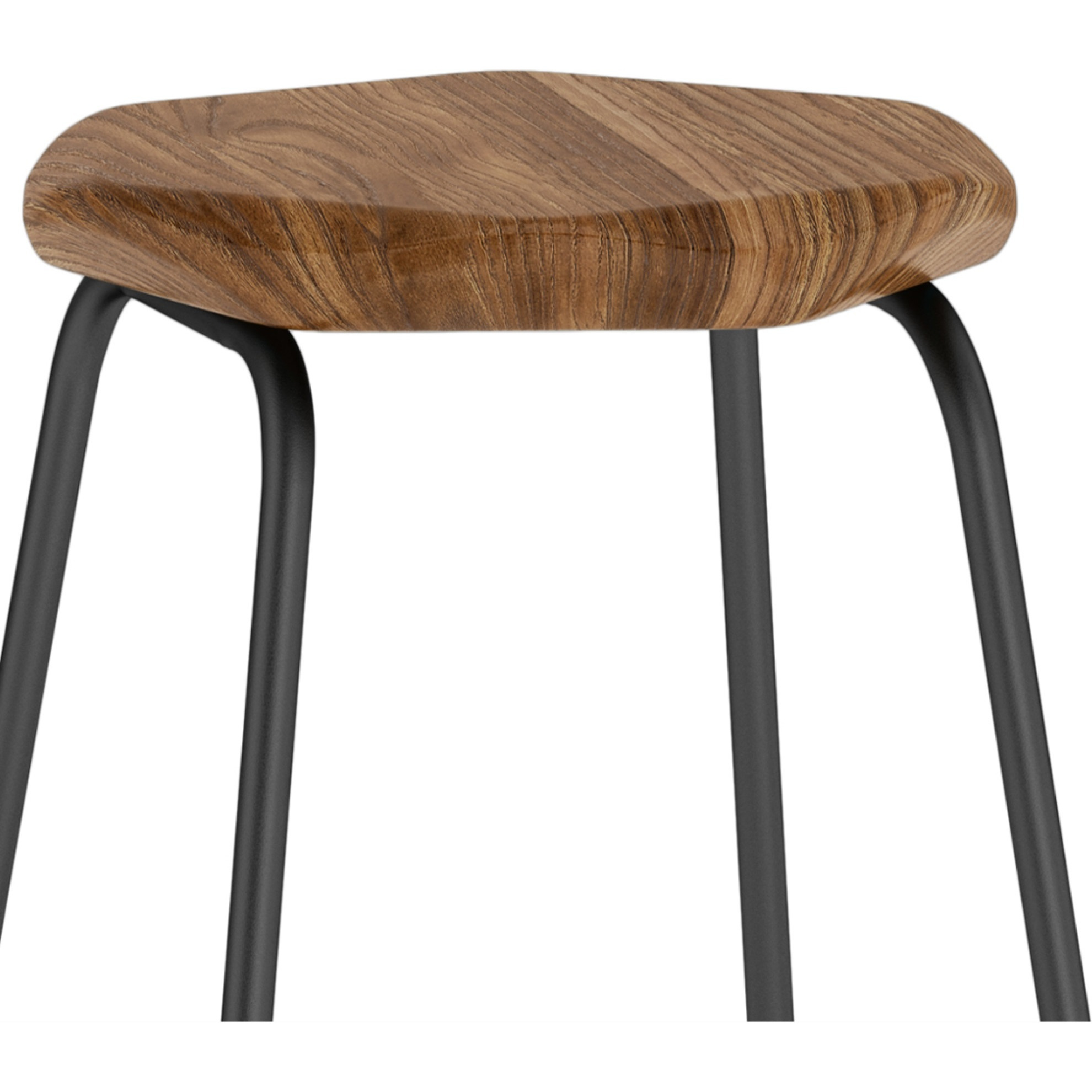 Orson Saddle Counter Height Stool (Set of 2) in Natural