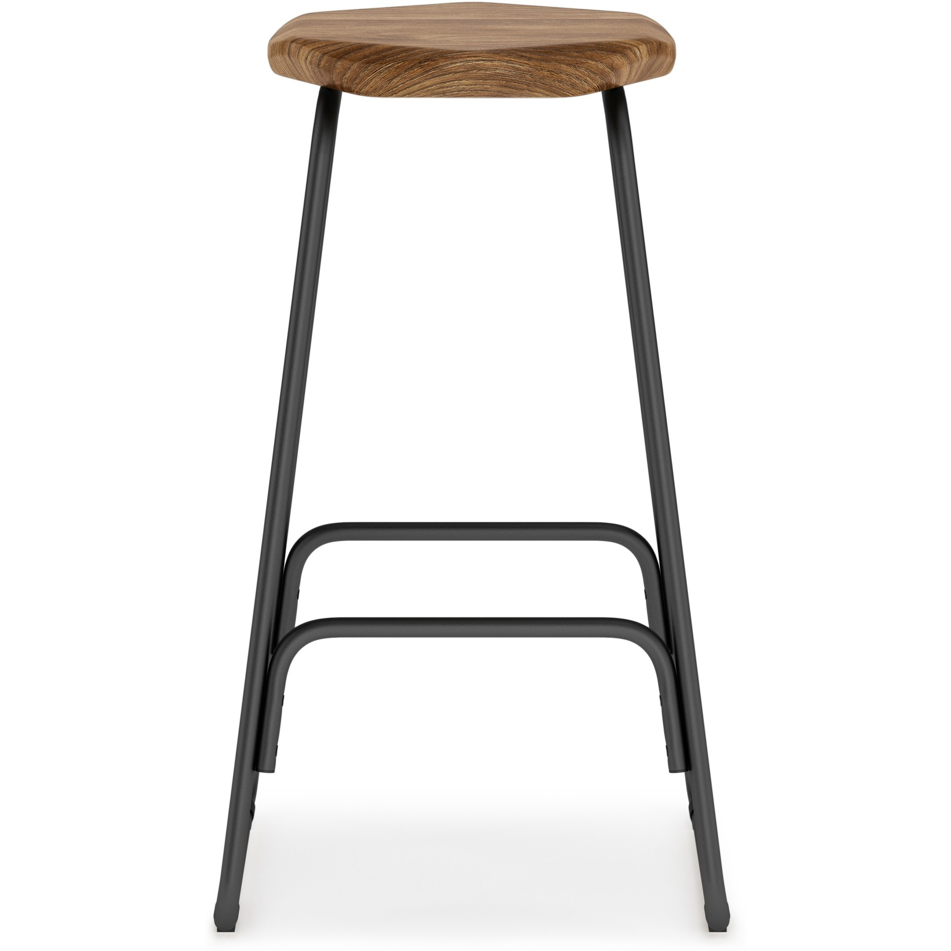 Orson Saddle Counter Height Stool (Set of 2) in Natural