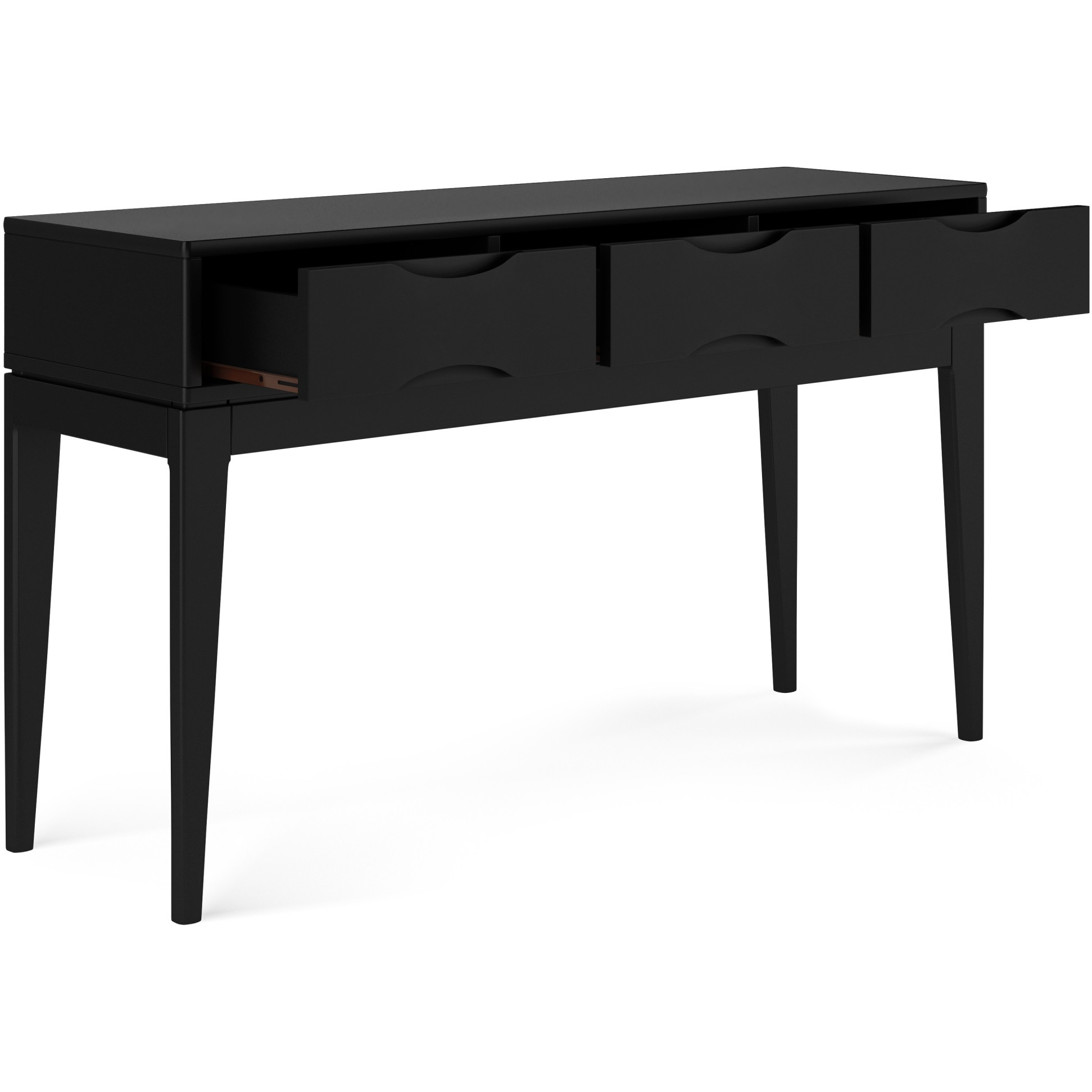 Harper SOLID HARDWOOD Console Sofa Table in Black