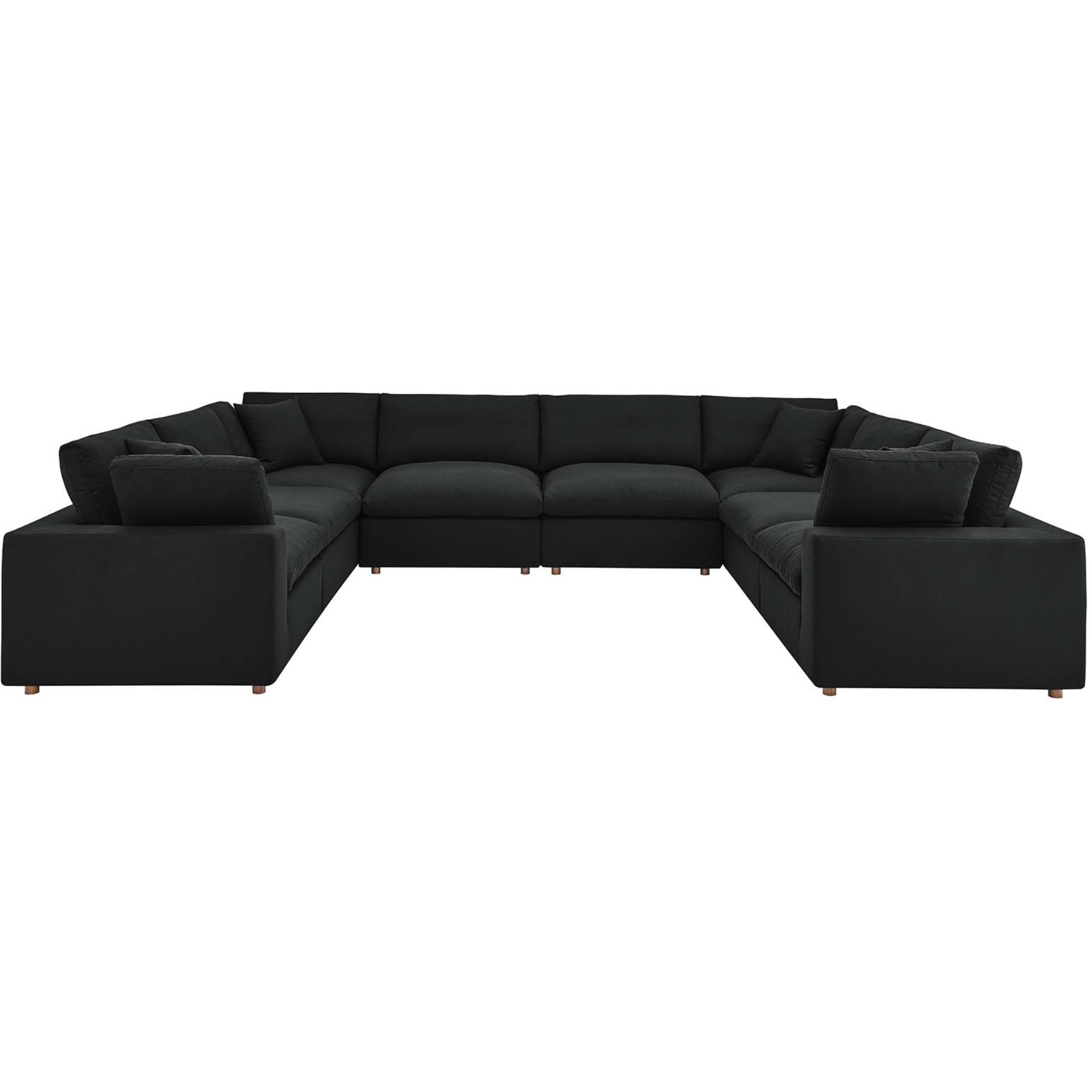 Commix Down Filled Overstuffed 8-Piece Sectional Sofa
