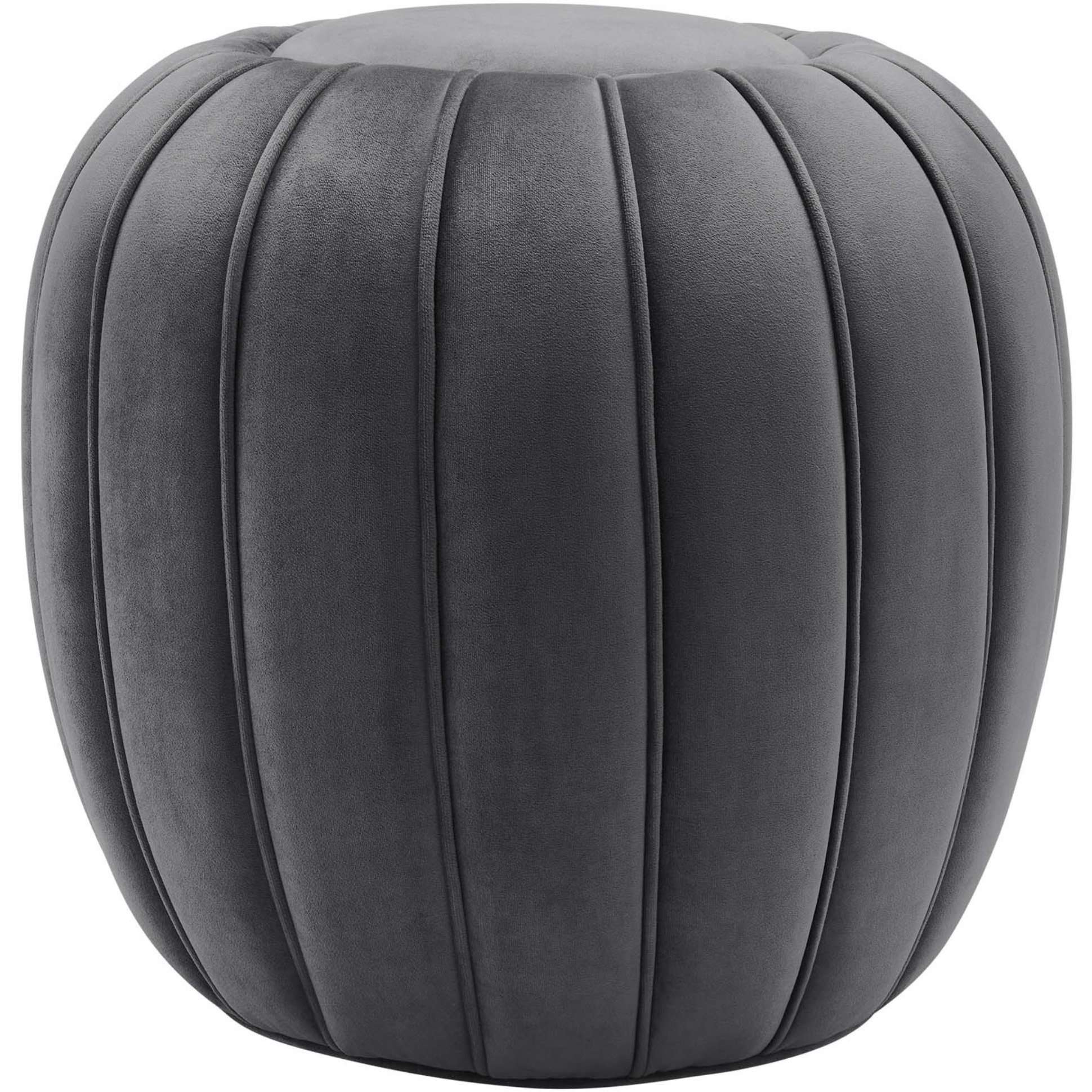 Celebrate Channel Tufted Performance Velvet Ottoman