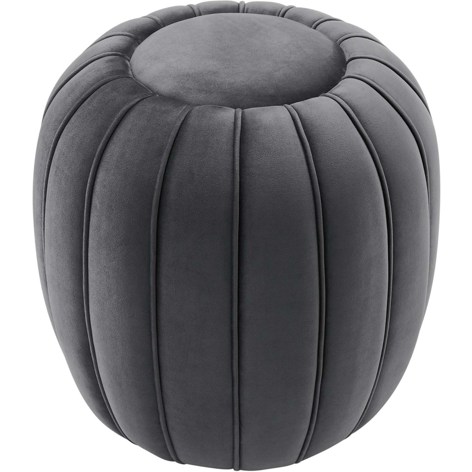 Celebrate Channel Tufted Performance Velvet Ottoman