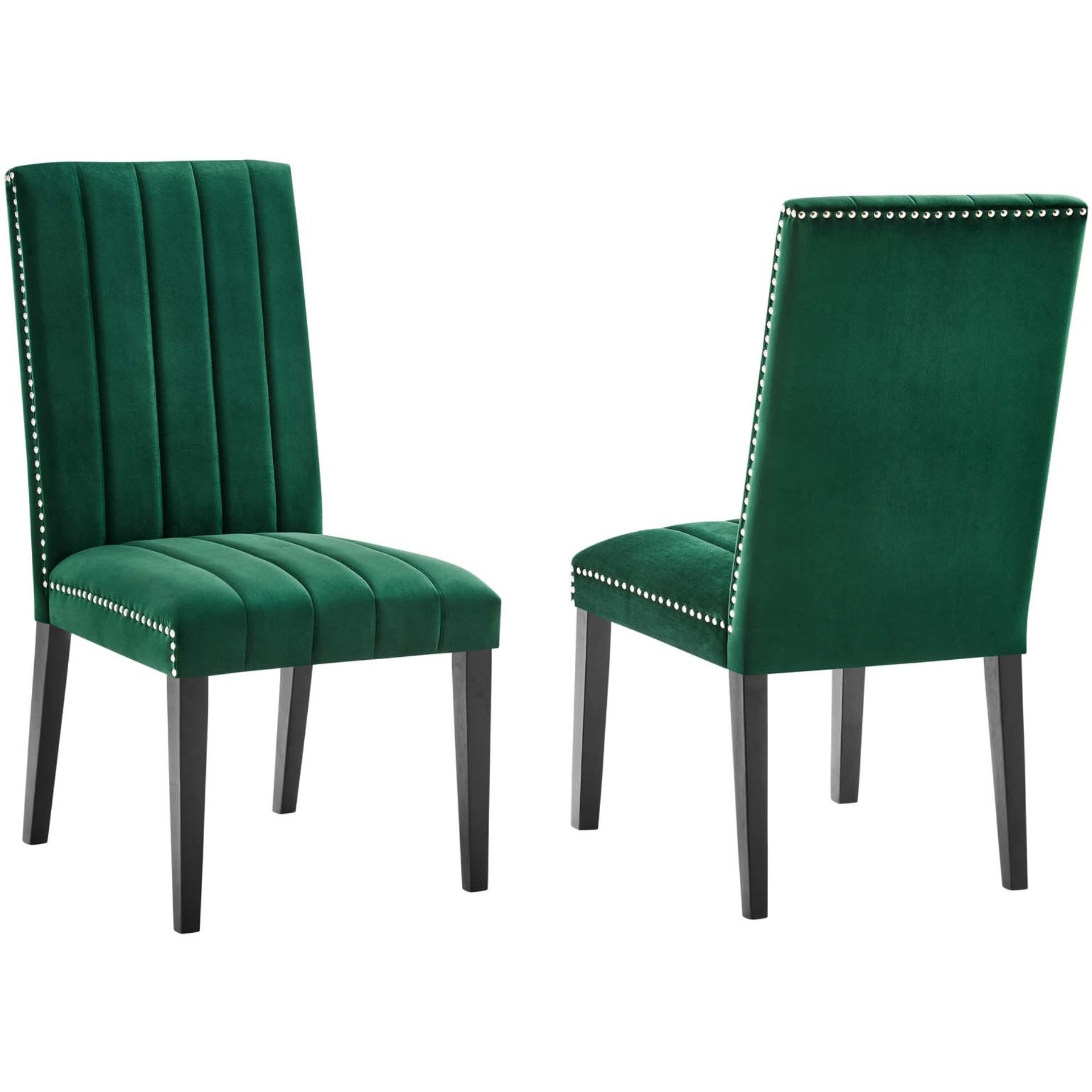 Catalyst Performance Velvet Dining Side Chairs - Set of 2