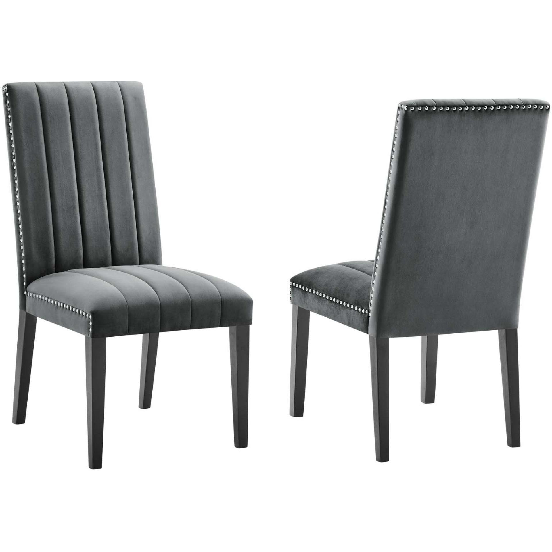 Catalyst Performance Velvet Dining Side Chairs - Set of 2