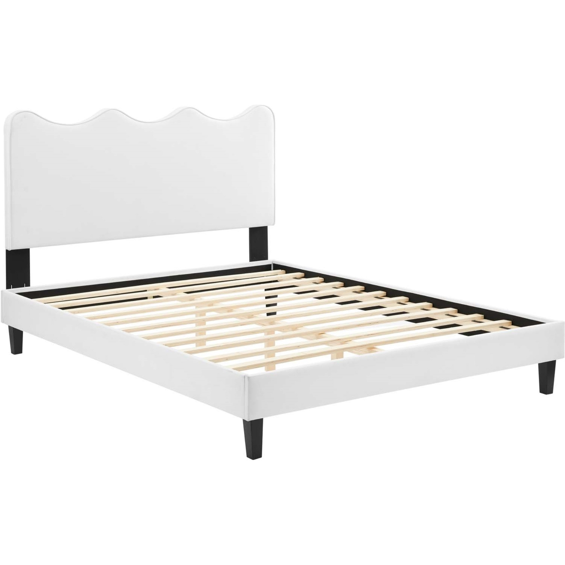 Current Performance Velvet Full Platform Bed