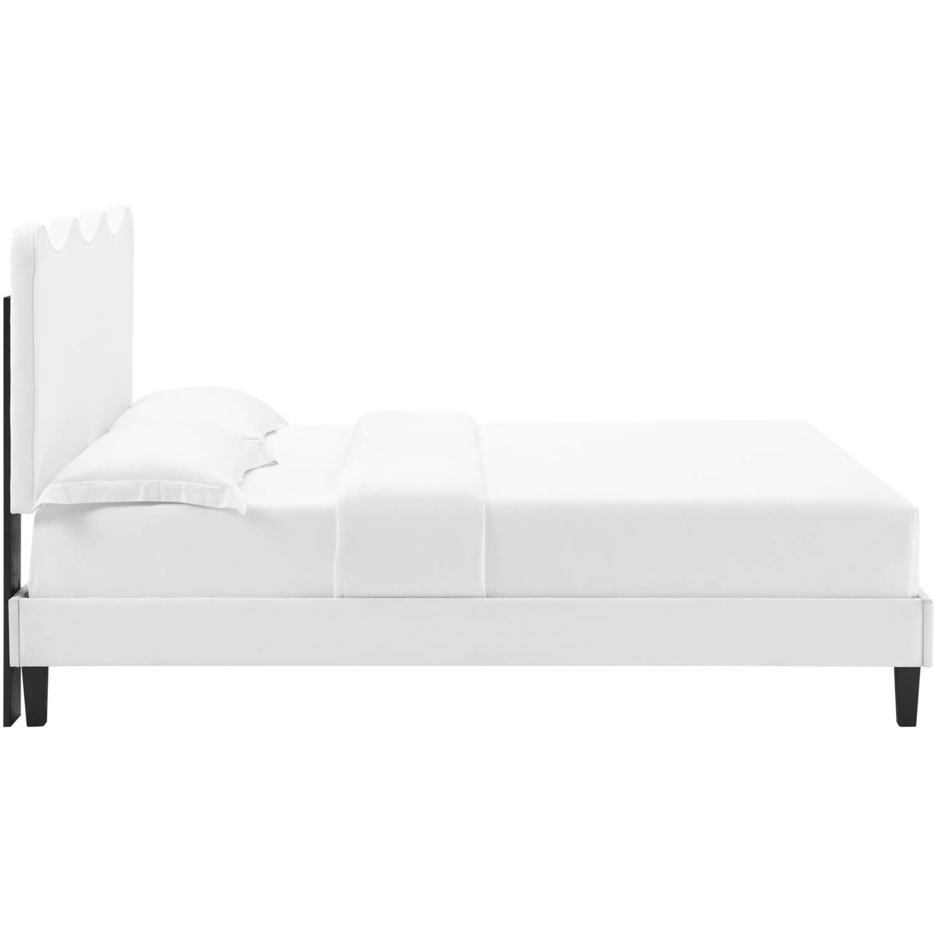 Current Performance Velvet Full Platform Bed