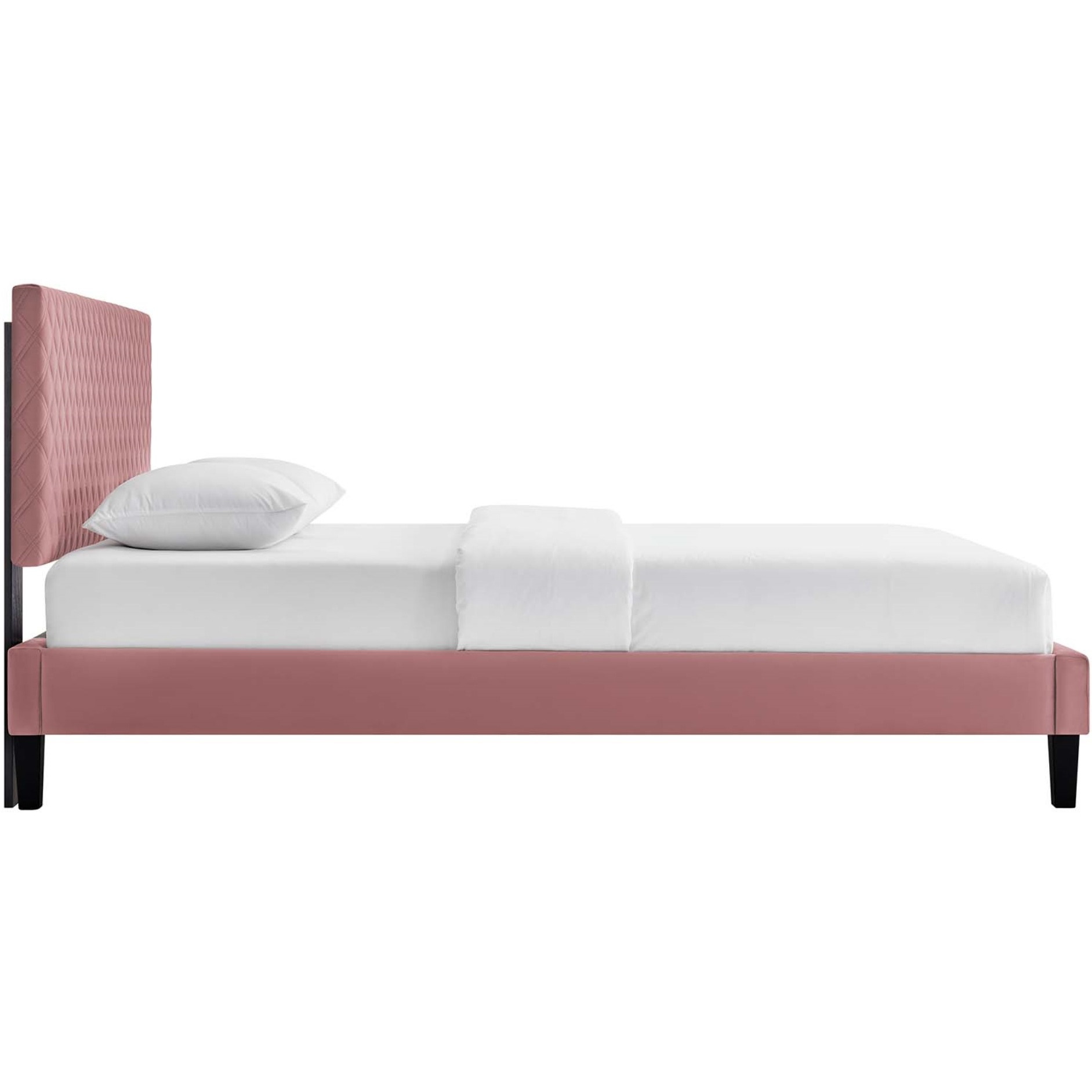 Garcelle Performance Velvet King Platform Bed