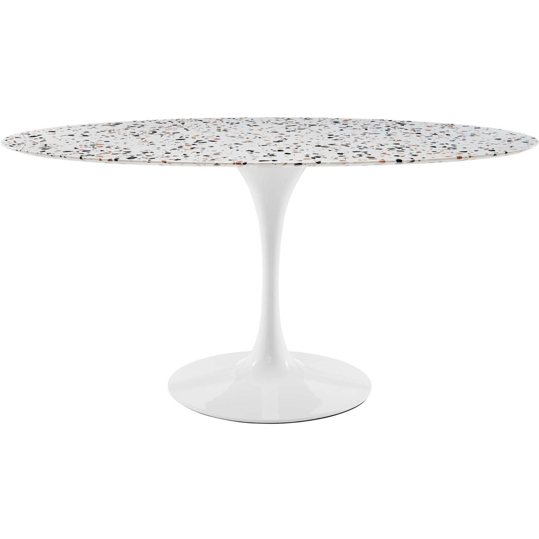 Lippa 60" Oval Terrazzo Dining Table