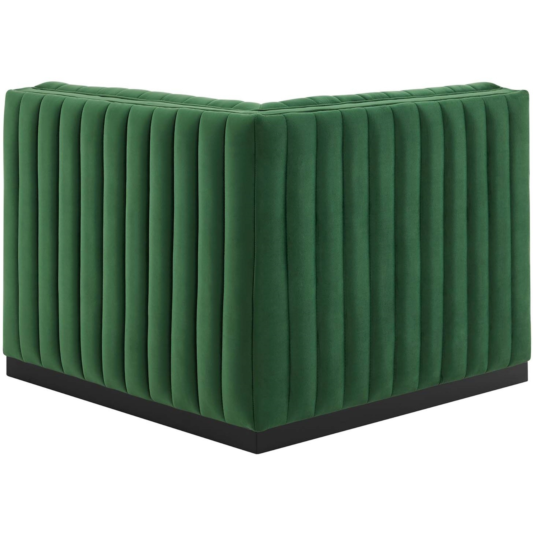 Conjure Channel Tufted Performance Velvet Right Corner Chair